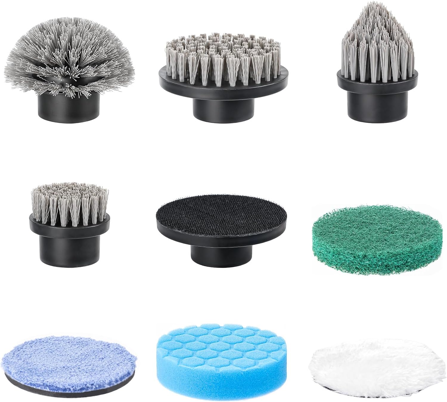 Hoofun Electric Scrubbing Brush Accessories Sets, 9 Replacement Brush Attachment...