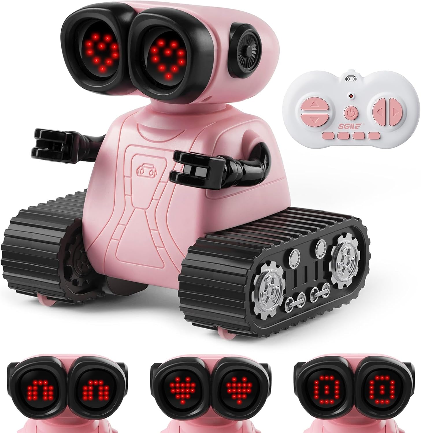 SGILE Emotional Remote Control Rc Robot Toys, Interactive Robot With Many Types...