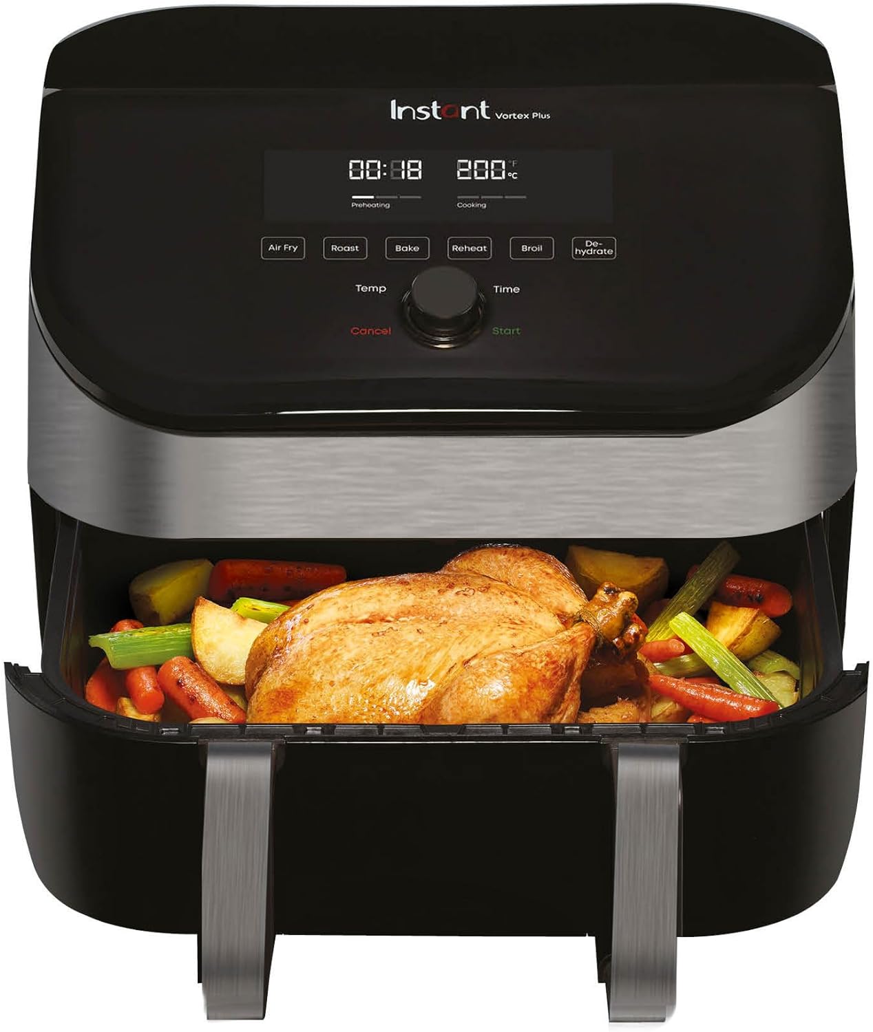 Instant VersaZone Air Fryer comes with XXL Single and Double Air Frying ClearCoo...