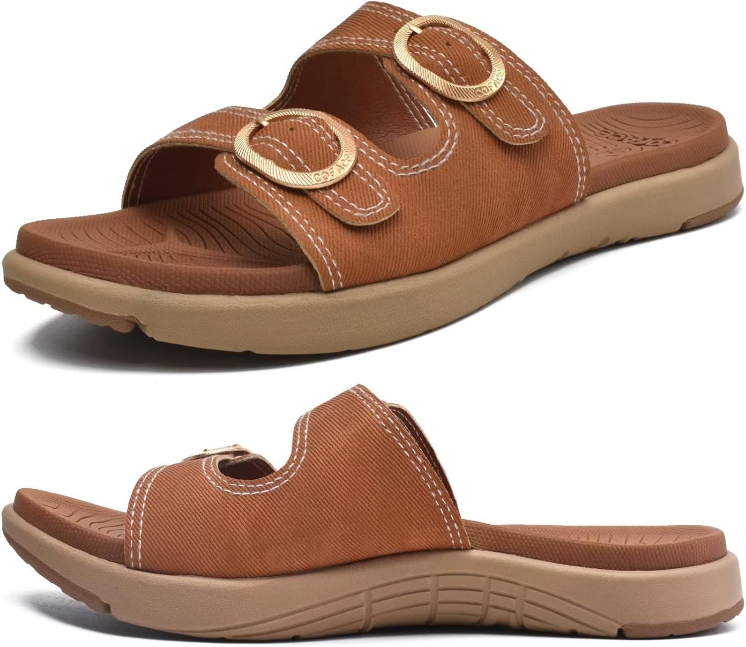 COFACE Womens Orthotic Slides Comfort Plantar Fasc...