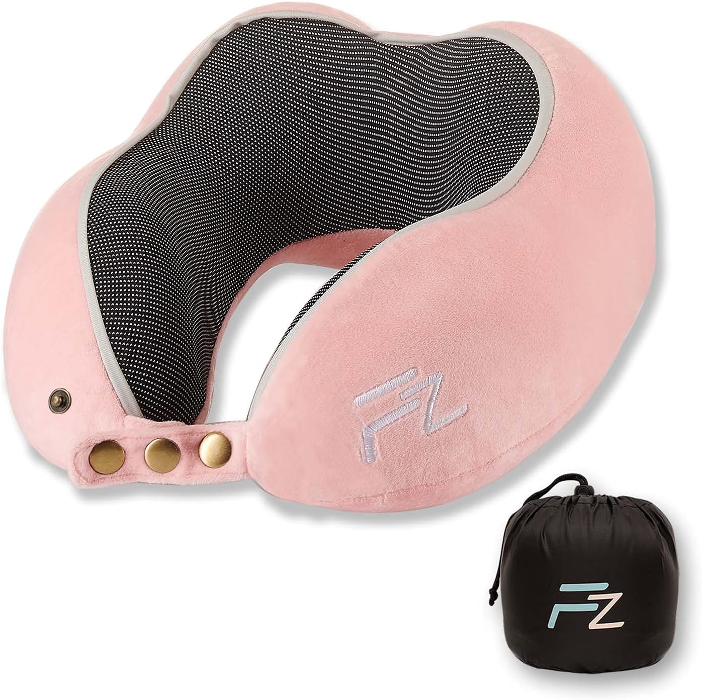 FLOWZOOM COMFY Kids Travel Pillow | Kids Neck Pillows for Travel | Memory Foam T...