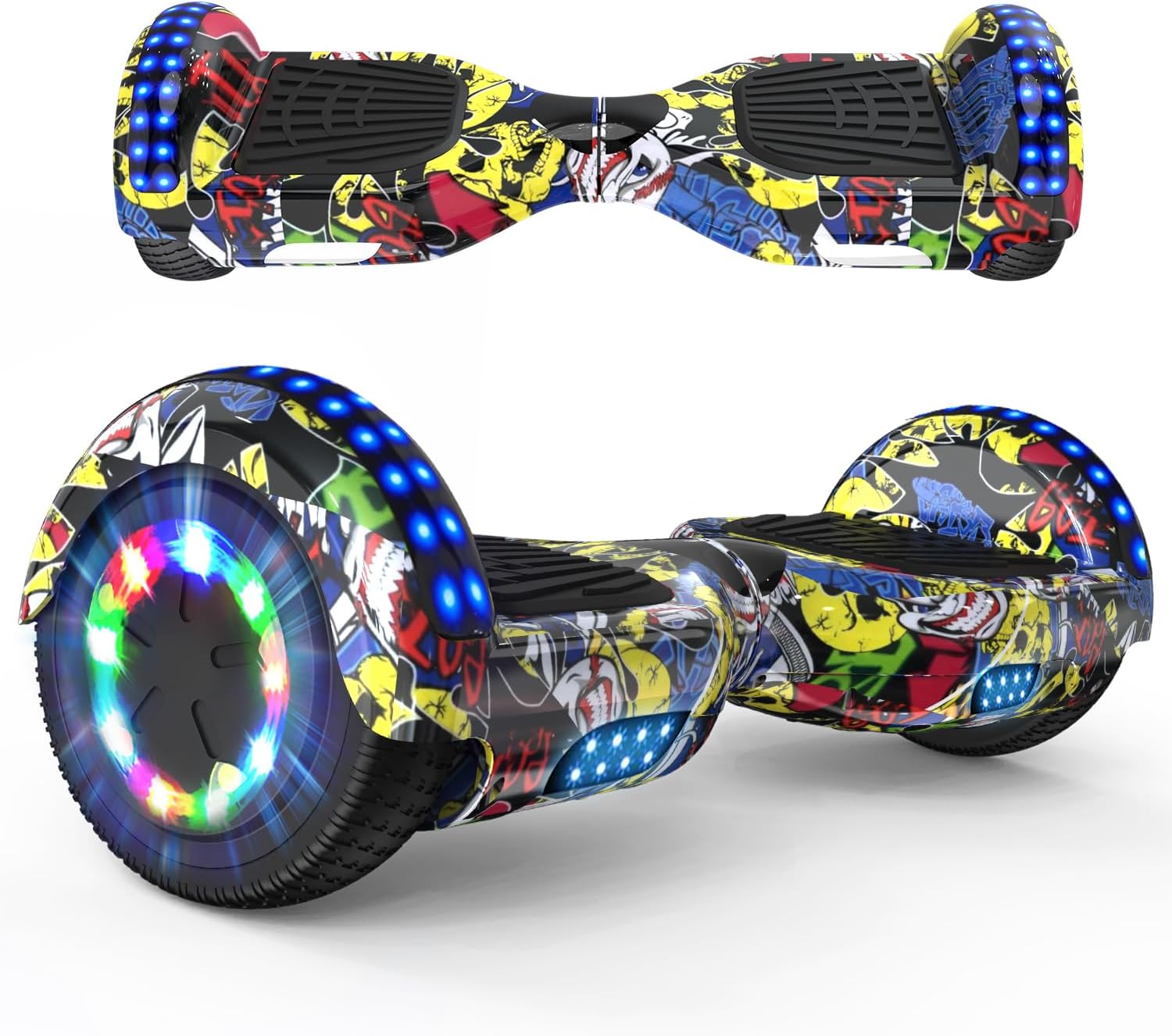 RCB Hoverboards for Kids and Adults 6.5 inch, Segways with Bluetooth - Speaker -...