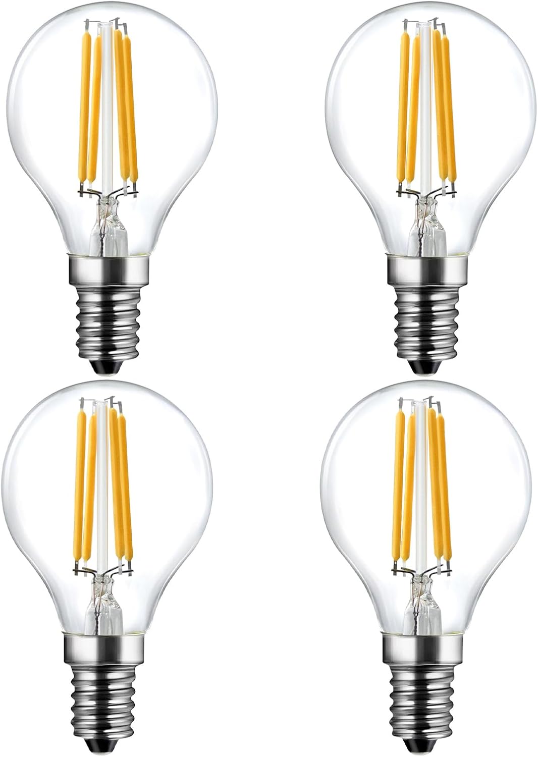 LangPlus+ E14 LED Vintage Golf Ball SES Filament Bulb, Non-Flicker & No Buzzling...
