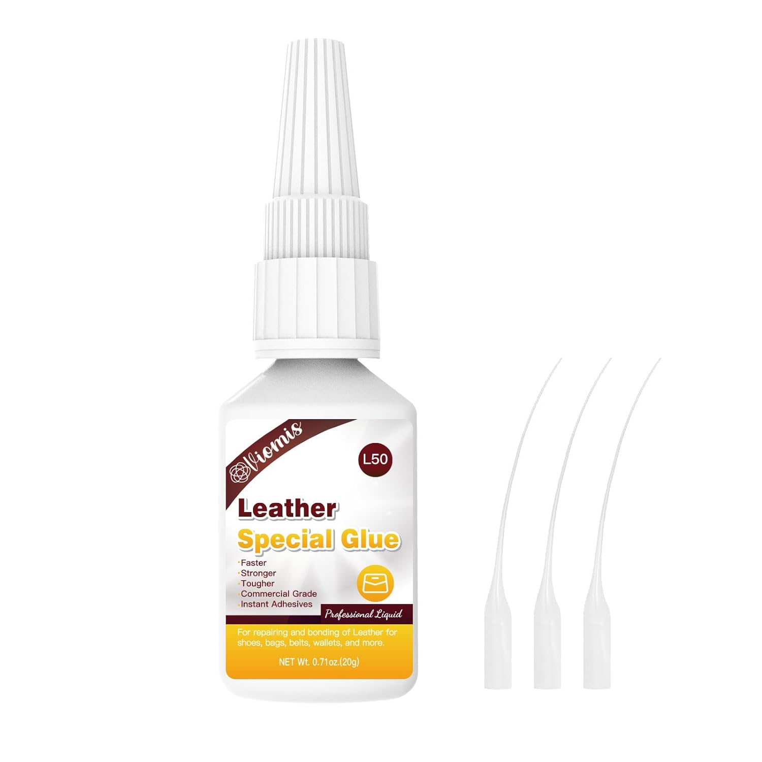 20g Leather Glue, Special Fabric Adhesive for Leather Craft, Shoe Repair, Furnit...