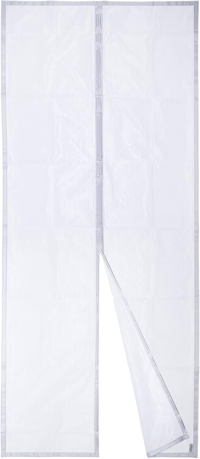 Apalus Magnetic Screen Door, Mesh Curtain, Magnetic Top-to-Bottom Seal Snaps Shu...