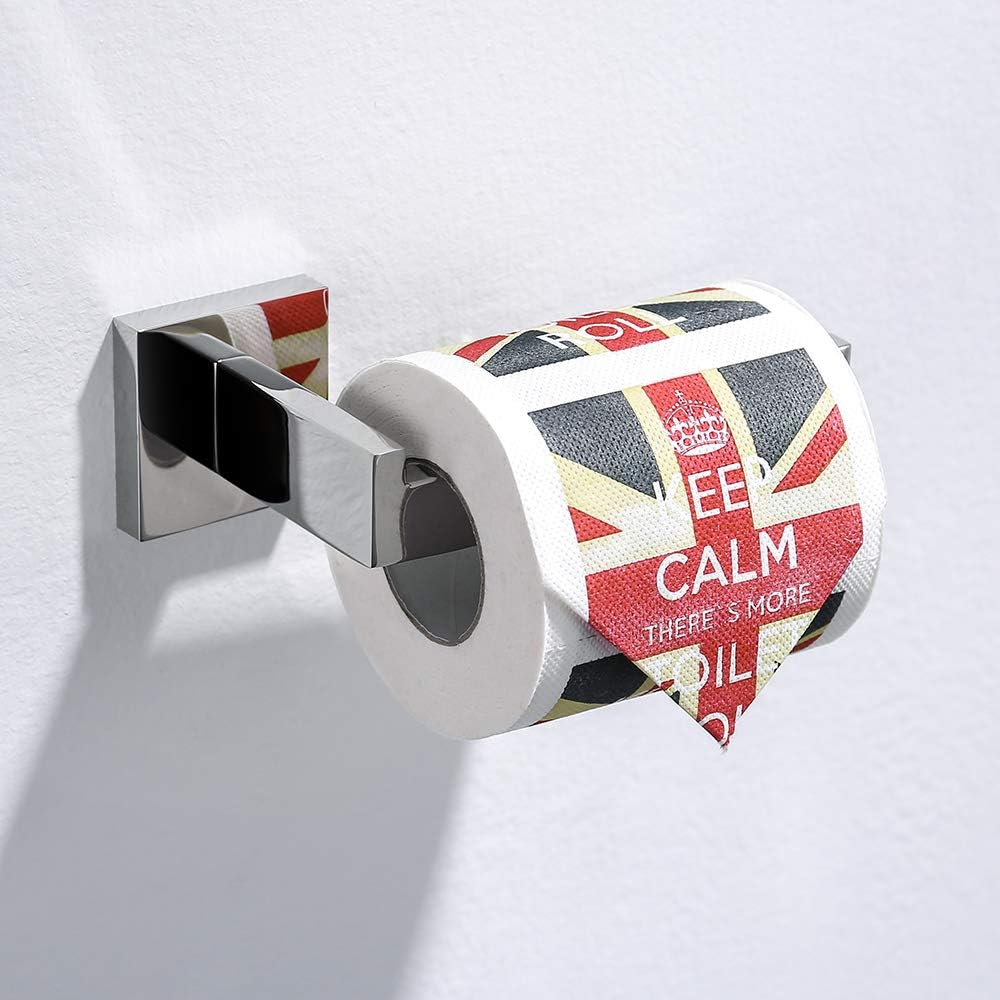 TURS Toilet Roll Holder 304 Stainless Steel Waterproof Toilet Paper Holder Wall...
