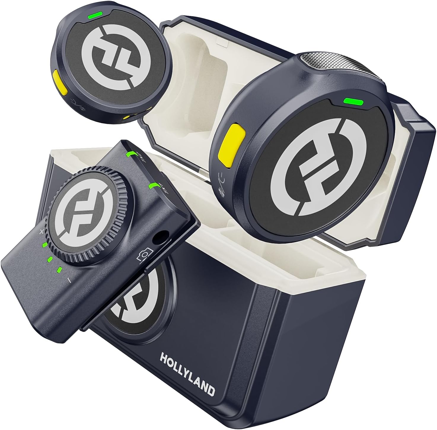 Hollyland Lark M2 Wireless Lavalier Microphone, Sp...