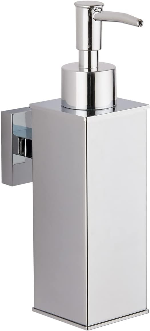 BGL Wall Mounted 304 Stainless Steel Soap Dispenser For Home Decor (Chrome)