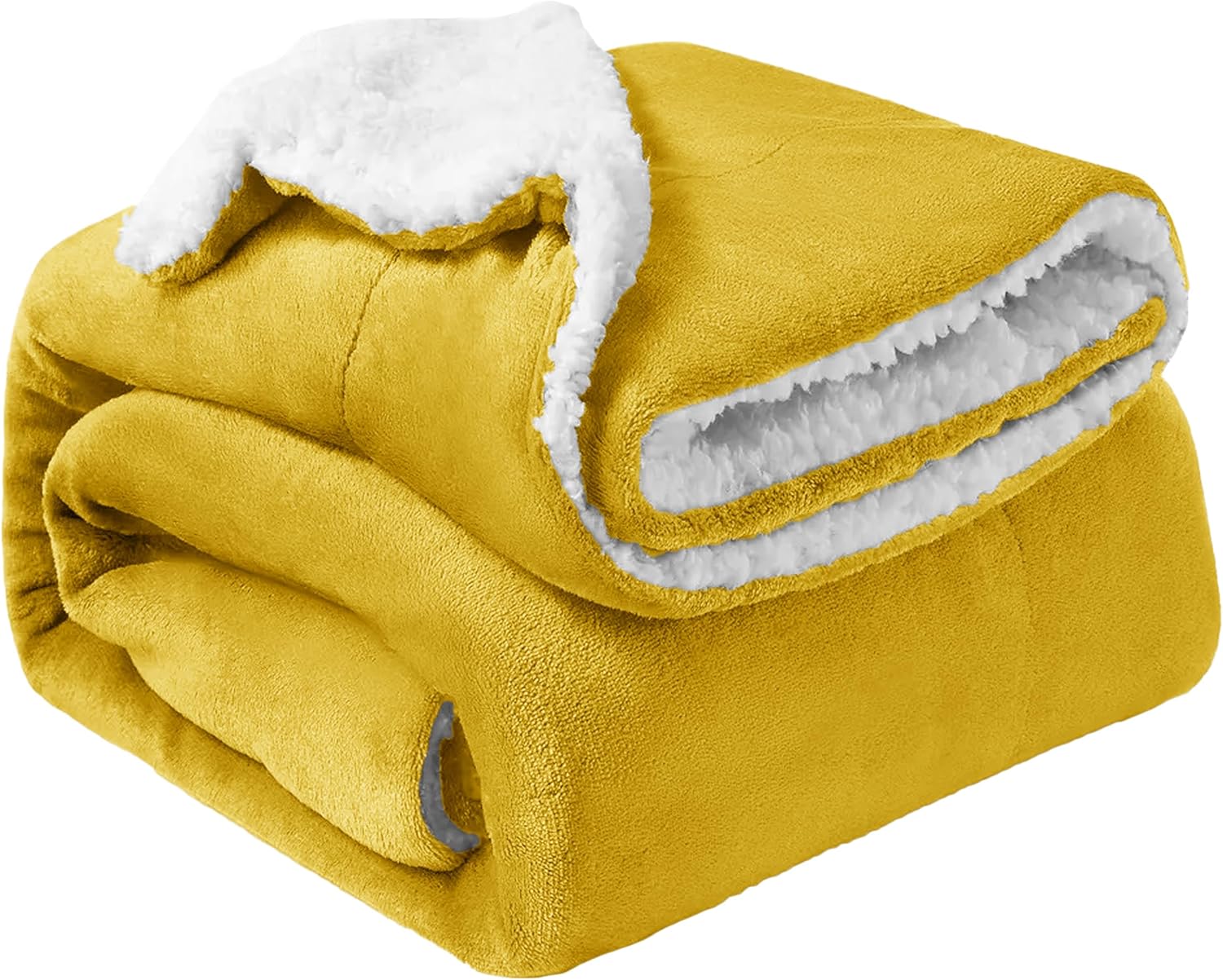 Oxford Homeware Sherpa Fleece Blanket Reversible Throw Blankets Soft Fluffy Thic...