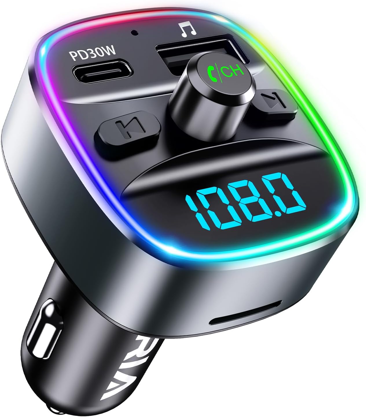 ORIA Bluetooth 5.3 FM Transmitter, Wireless Radio...