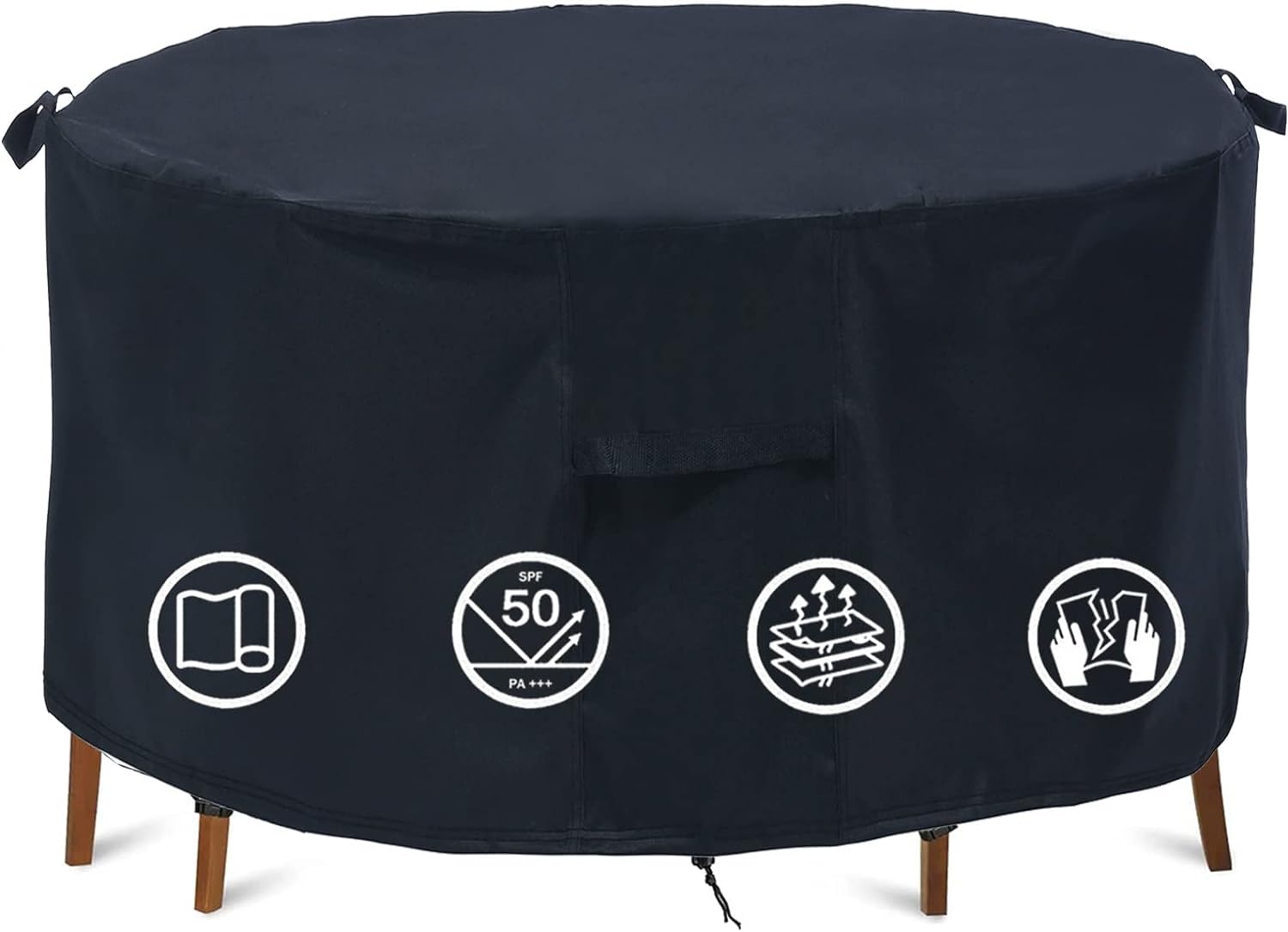LATKRUU Garden Furniture Covers Waterproof, Garden Table Cover Round Patio Furni...