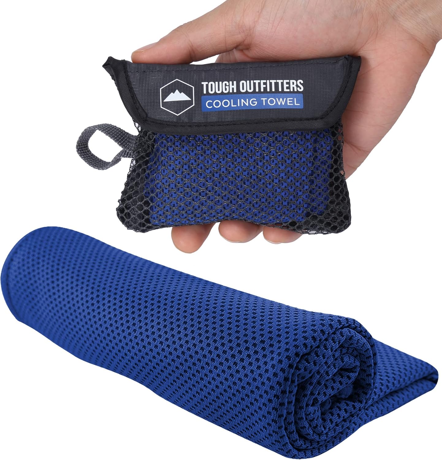 Tough Outdoors Cooling Towel, Special Workout Sweat Towels with Evaporative Fabr...