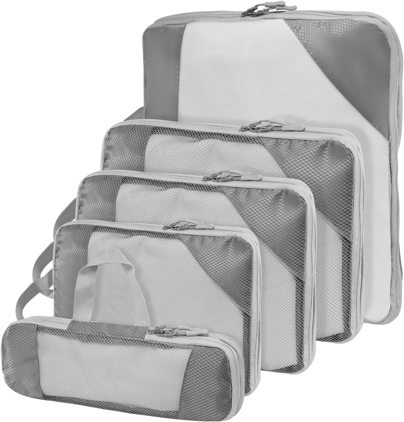 Compression Packing Cubes for Suitcases, Travel Organizer Cubes for Travel Essen...