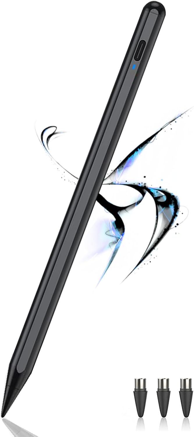 DOGAIN Stylus Pen for Touch Screens POM Tip Magnetic Tablet Pen Type-C Tablet St...