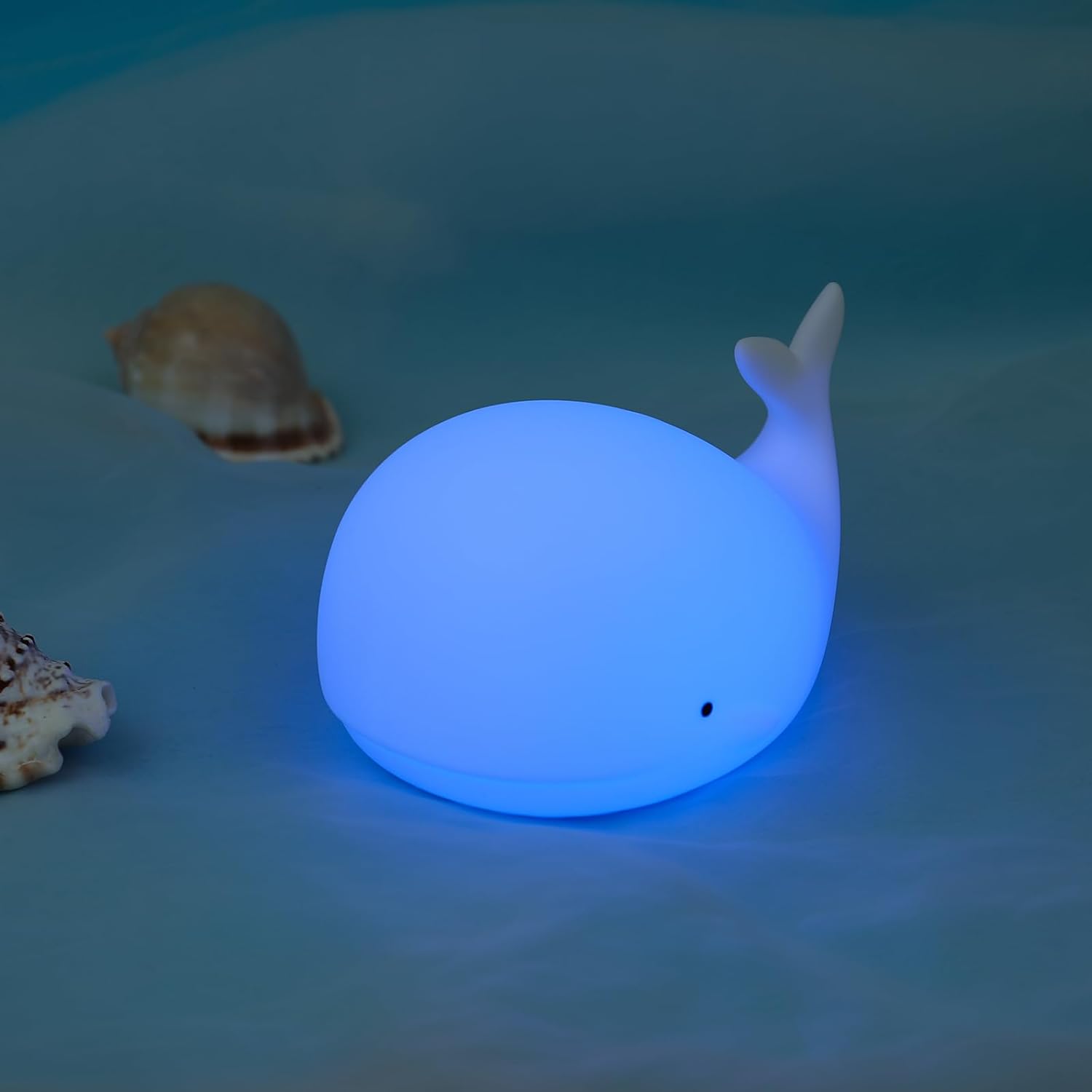 ZKLiLi Kids Night Light, Whale Nursery LED Night Lights with Timer Baby Nightlig...
