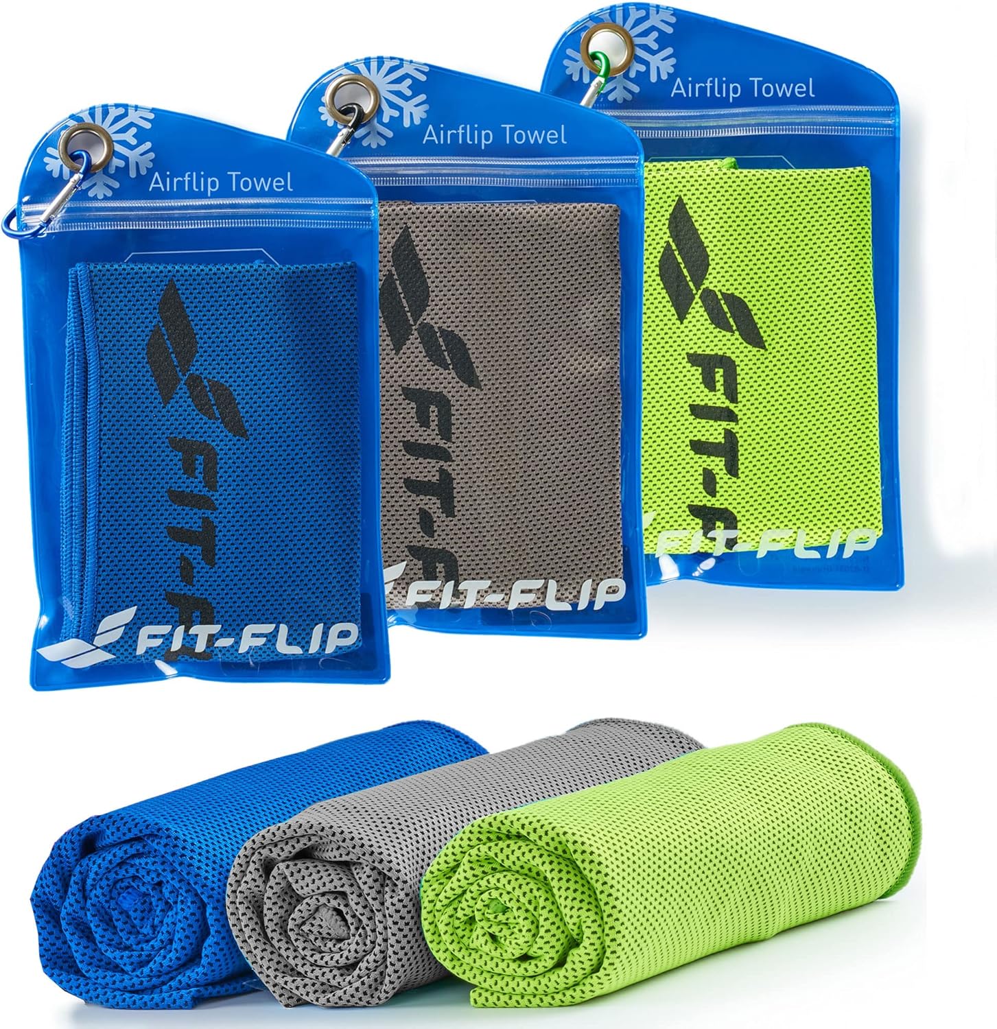 Fit-Flip Cooling towel - cool down towel - microfi...