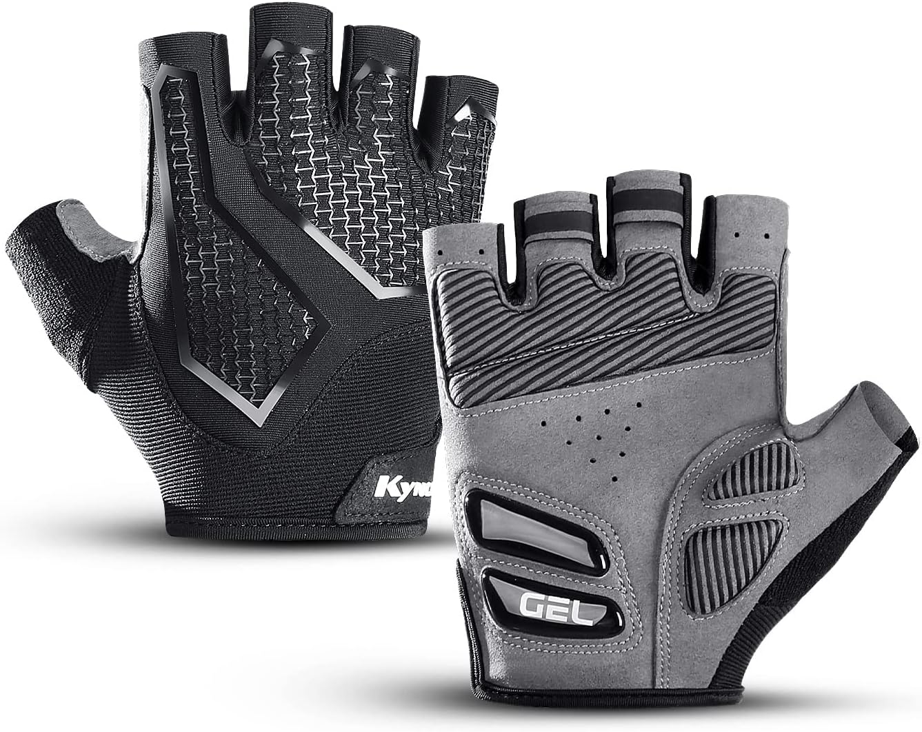 KynciLOR Cycling Gloves Bike Gloves for Men Women Breathable Fingerless Mountain...