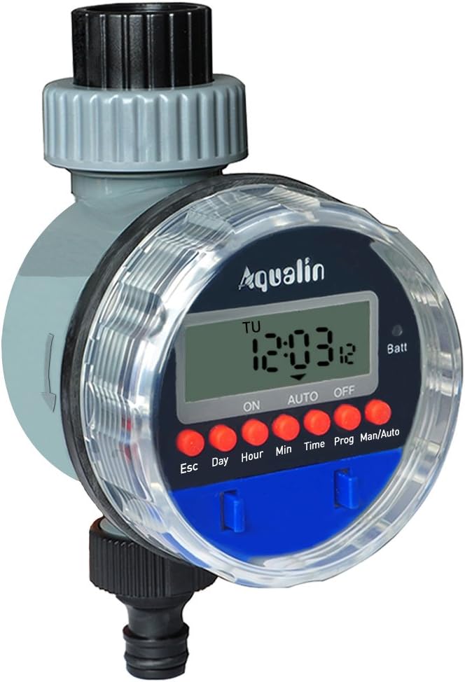 Aqualin Electronic Water Timer, Special Garden Irrigation Controller, High-Quali...