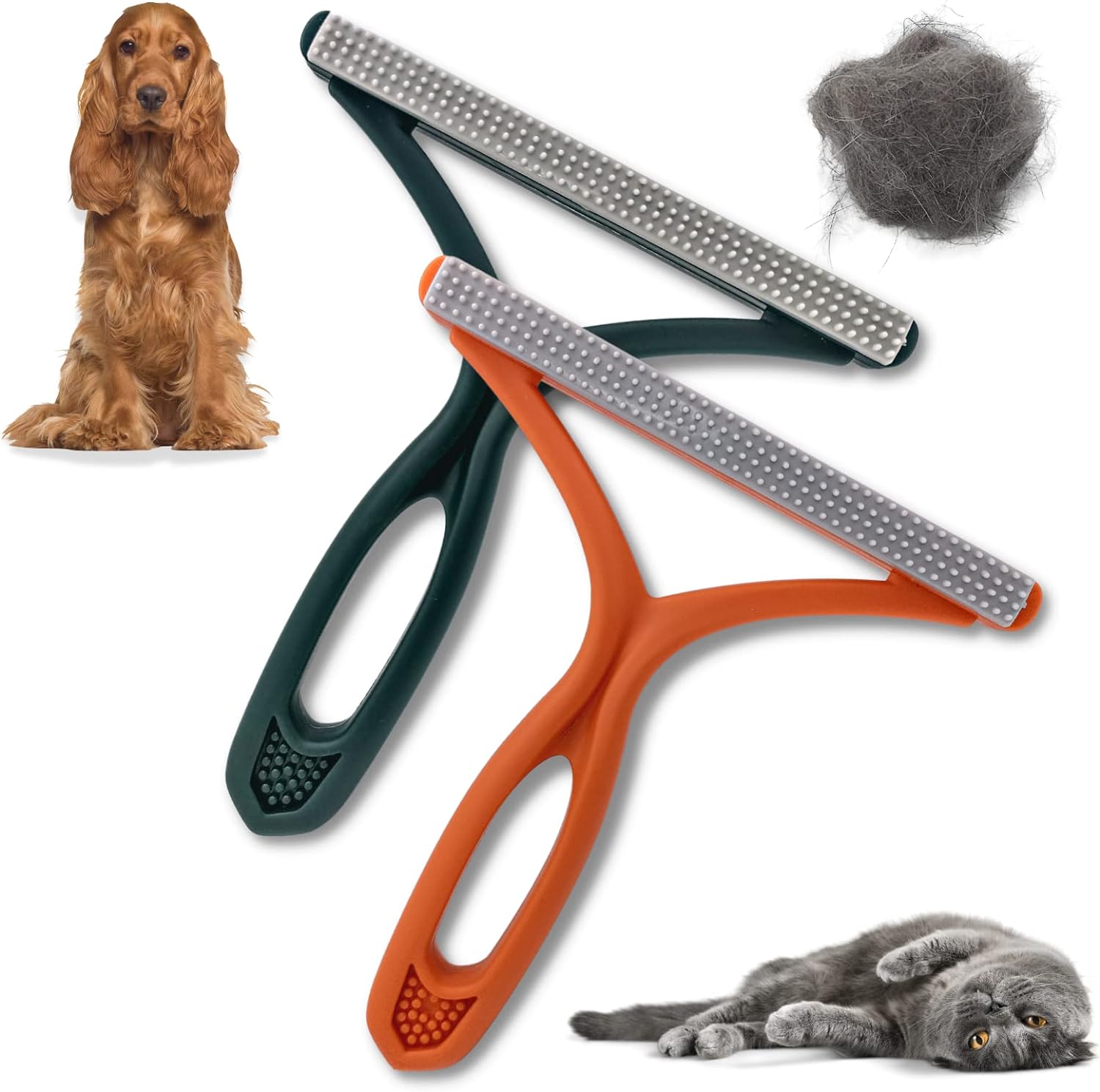 PawsOnlyUK Pet Hair Remover for Carpet Sofa Car Furniture Stairs Pet Bed Rugs |...