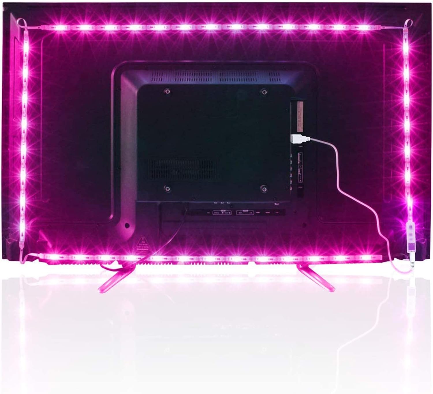 MY LAMP 4.36M LED TV Backlight USB Bias Lighting with 16 Colors and 4 Dynamic Mo...