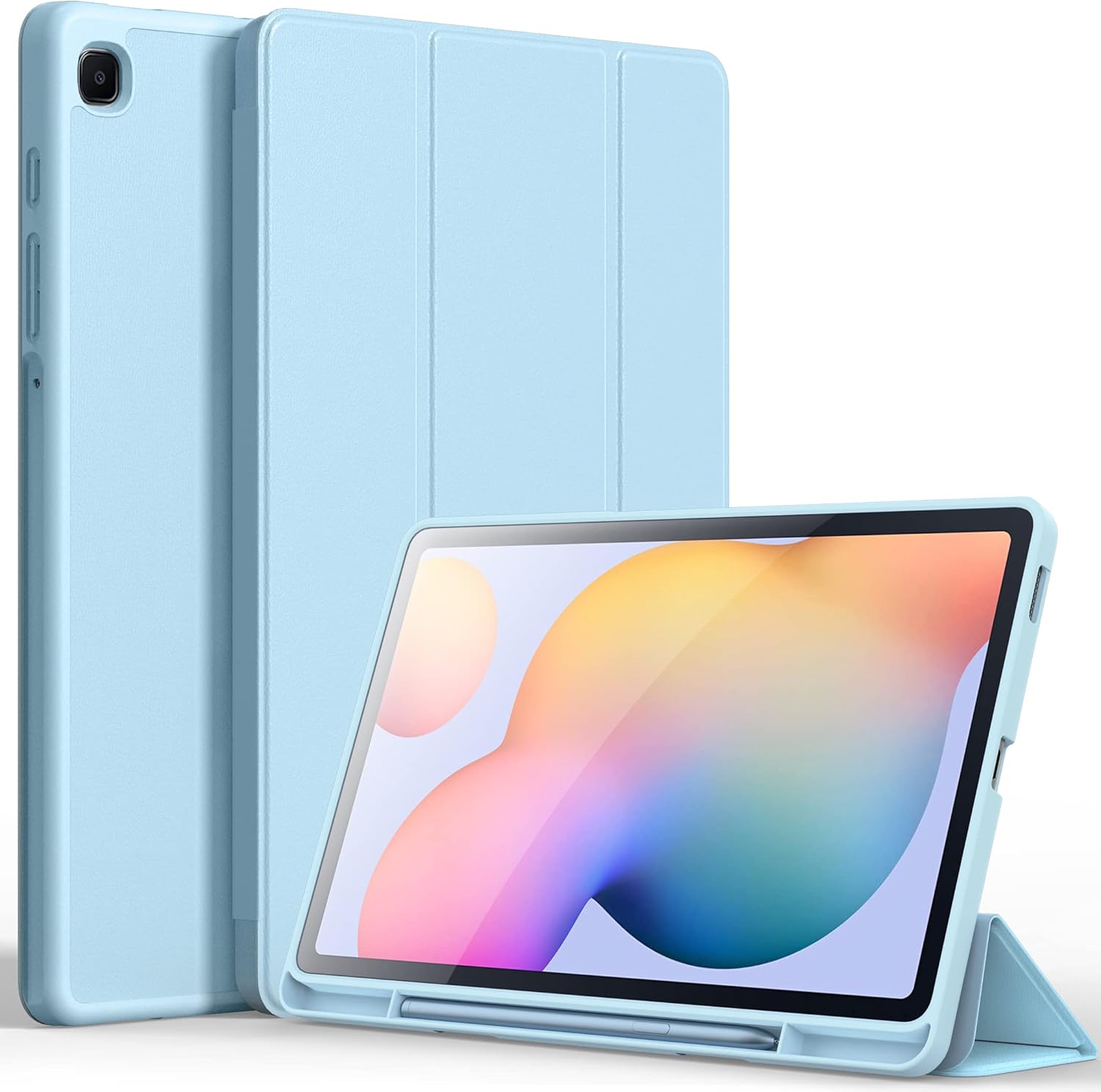 CACOE Case for Samsung Galaxy S6 Lite Tablet, Unique Cover with Pencil Holder, I...