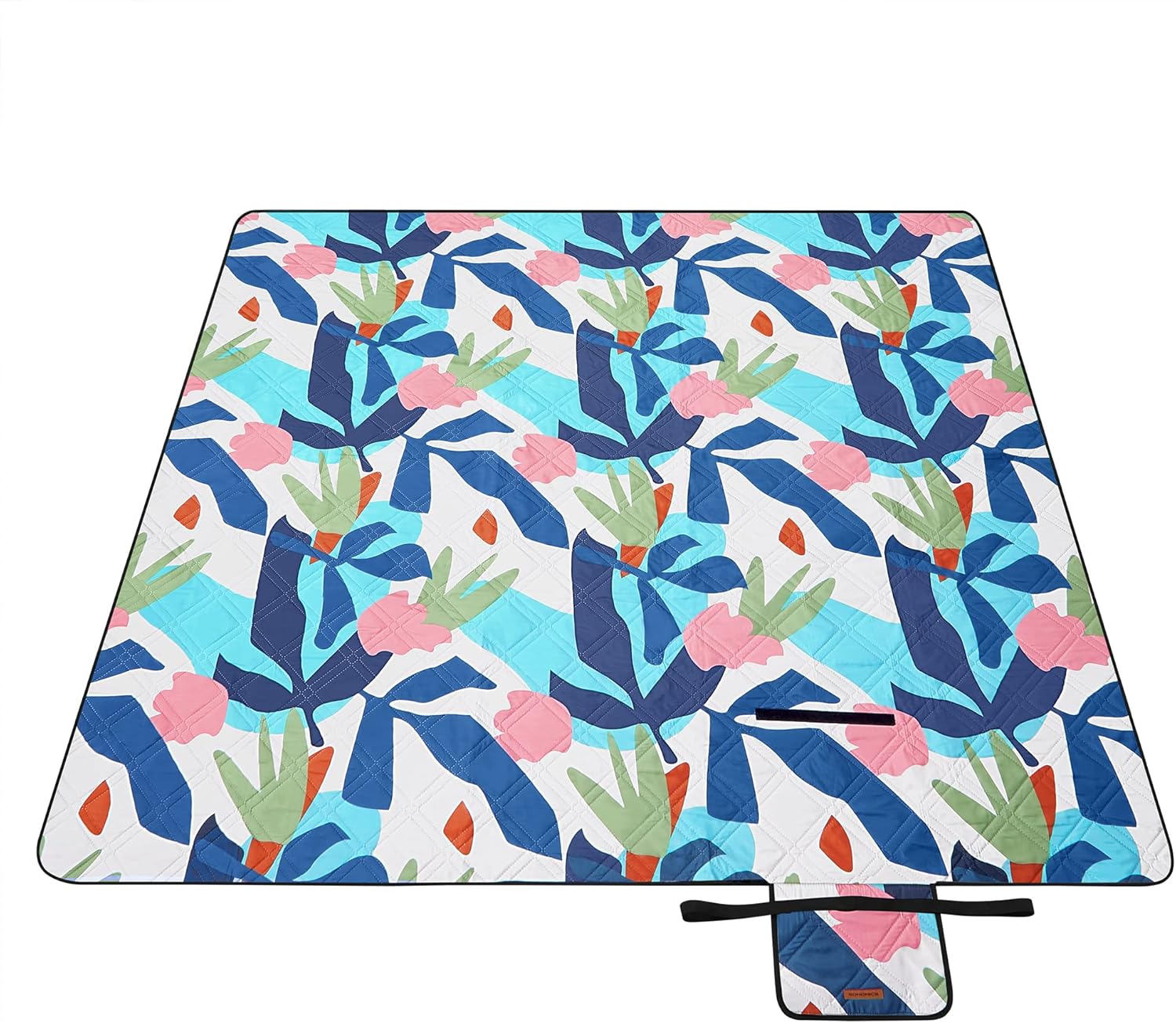 SONGMICS Picnic Blanket, 200 x 200 cm, Large Waterproof Picnic Mat for Camping,...