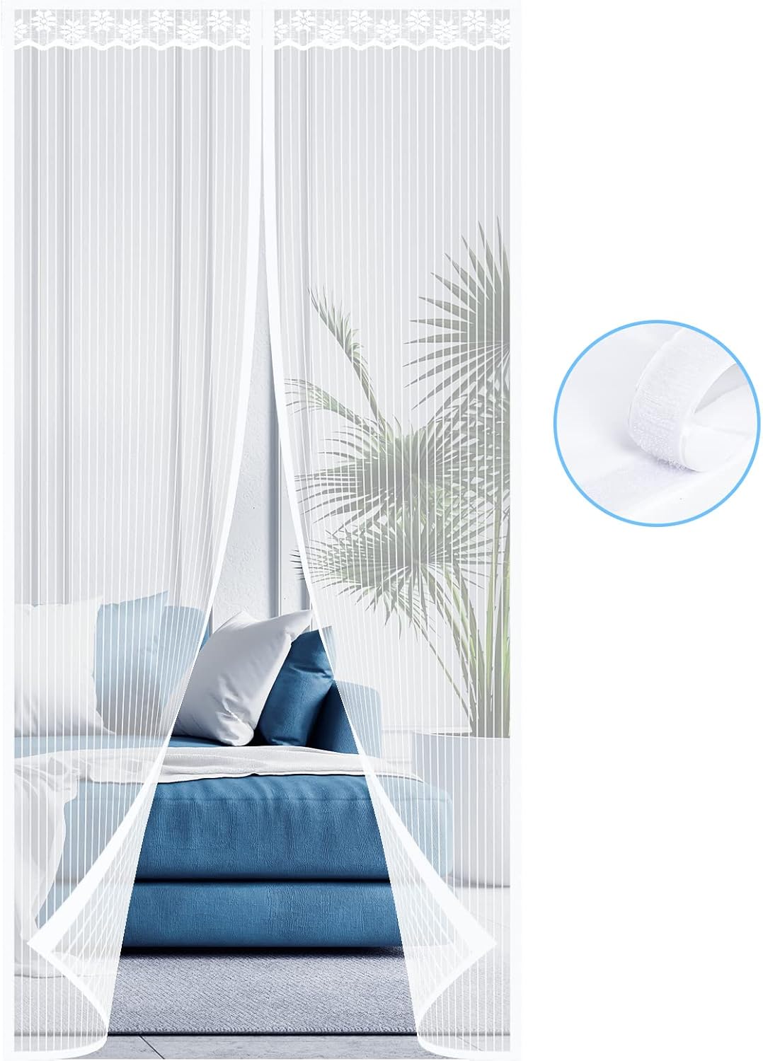 Magnetic Fly Screens for Doors, MOEGFY Heavy Duty...