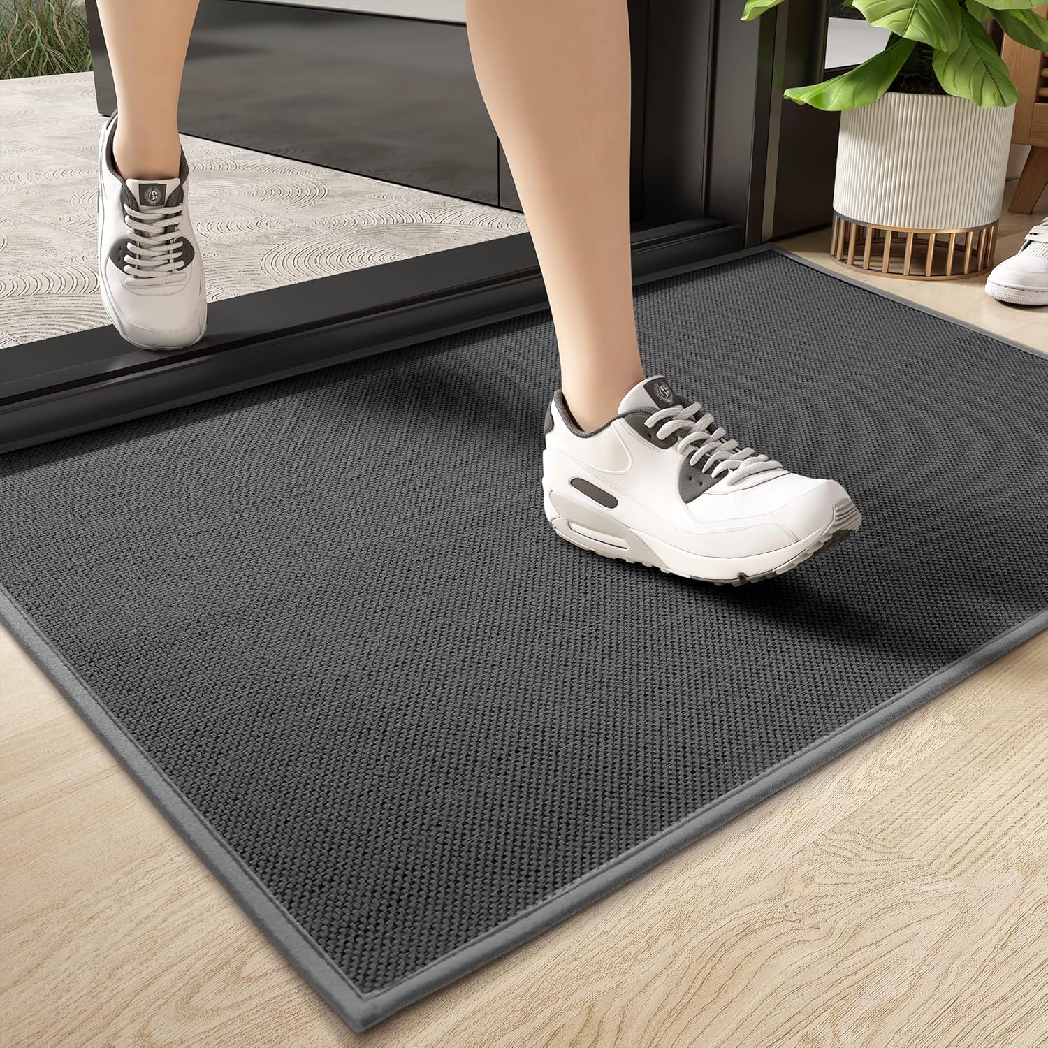 COLOR&GEOMETRY Door Mats Indoor 55x80cm, Front Door Mat Inside, Inside Door Mat...