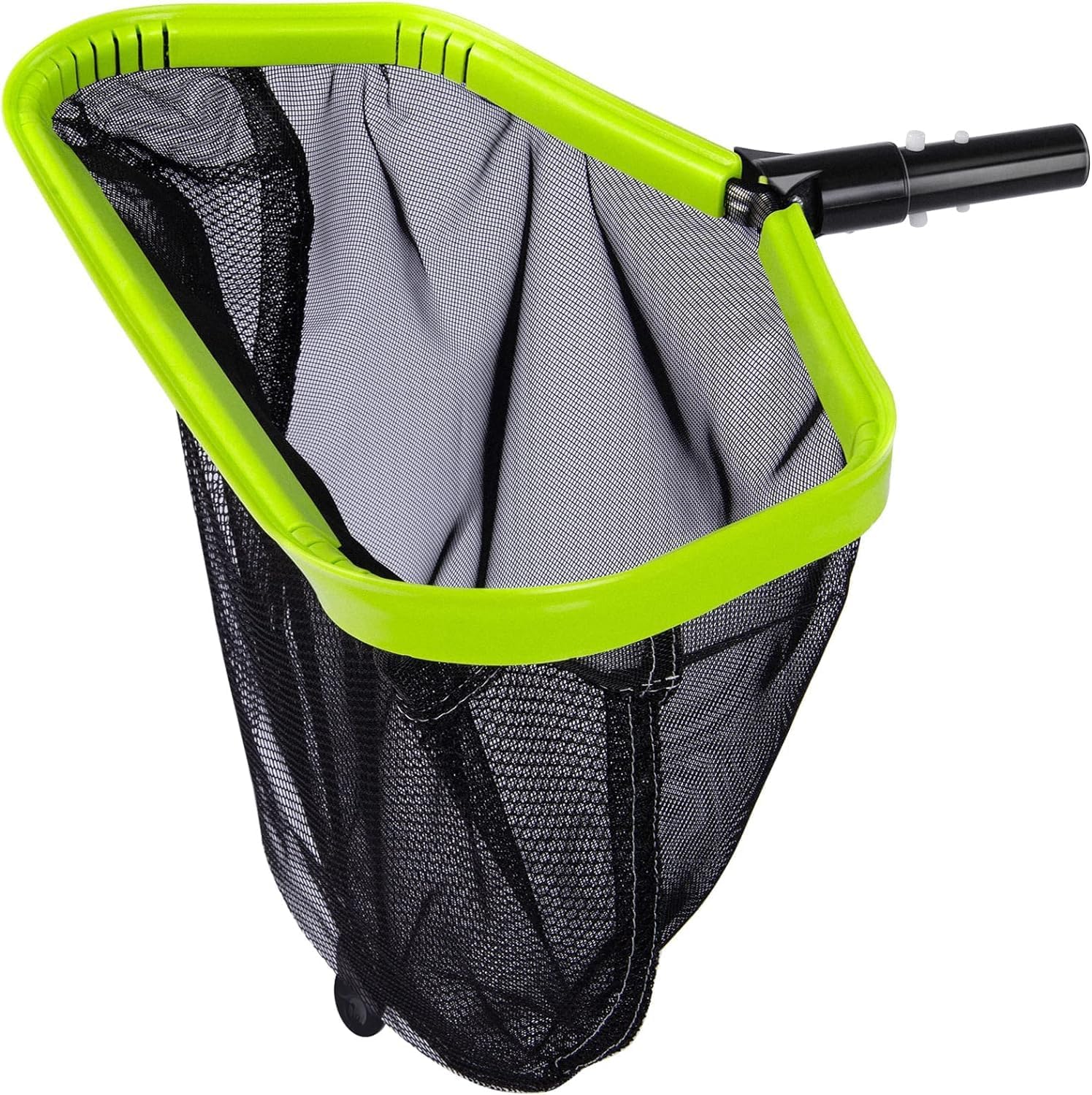 WELDUN Pool Net, Pool Skimmer Net with Double-Layer Deep Bag, Heavy Duty Aluminu...