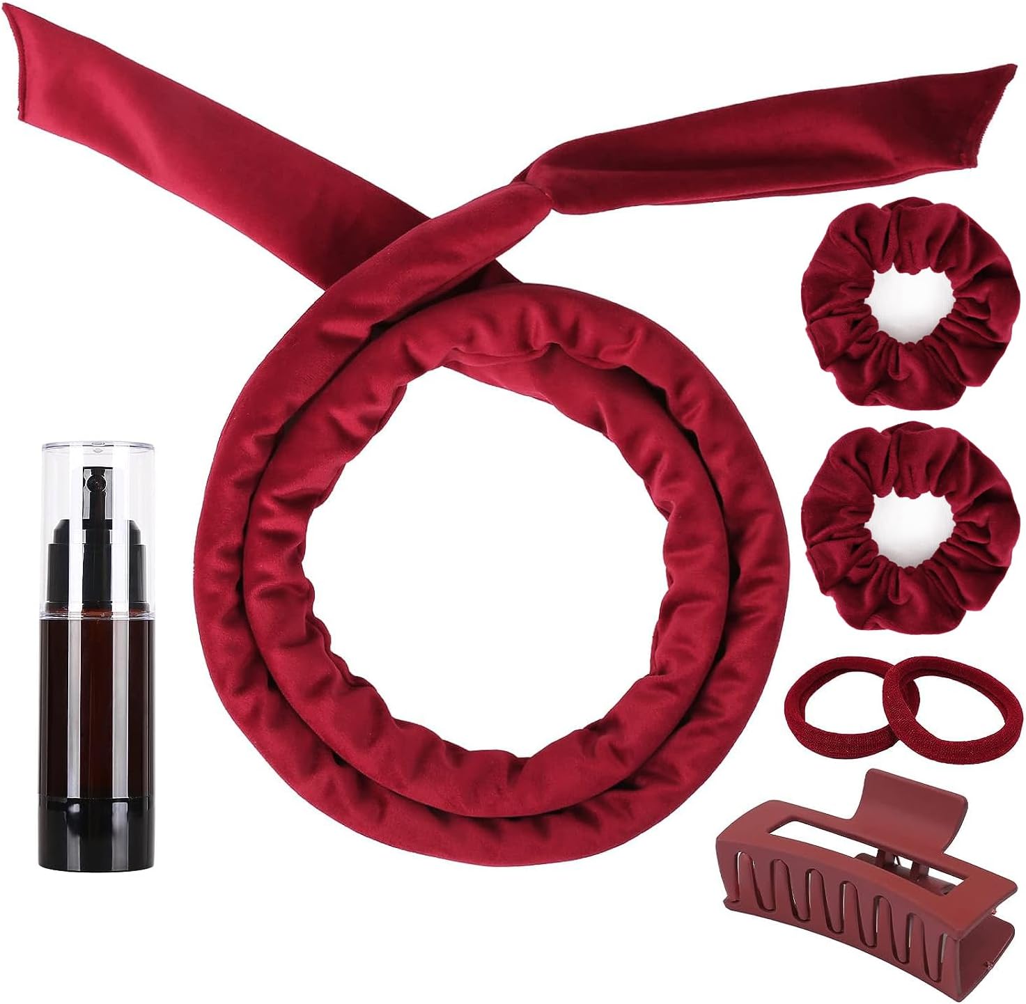 Heatless Curlers Headband, Velour Heatless Curls, Soft and Comfortable Heatless...
