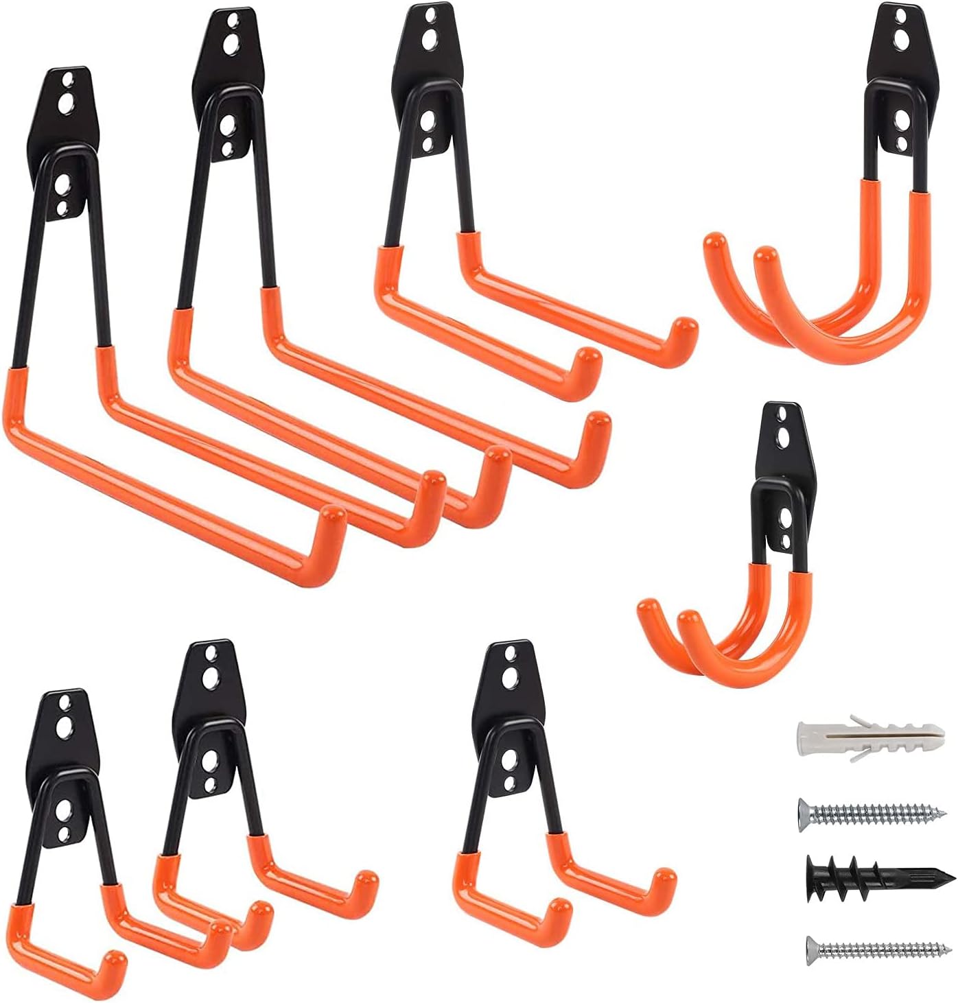 Gainwin Garage Hooks, Steel Heavy Duty Garage Storage Hooks, Utility Double Hook...
