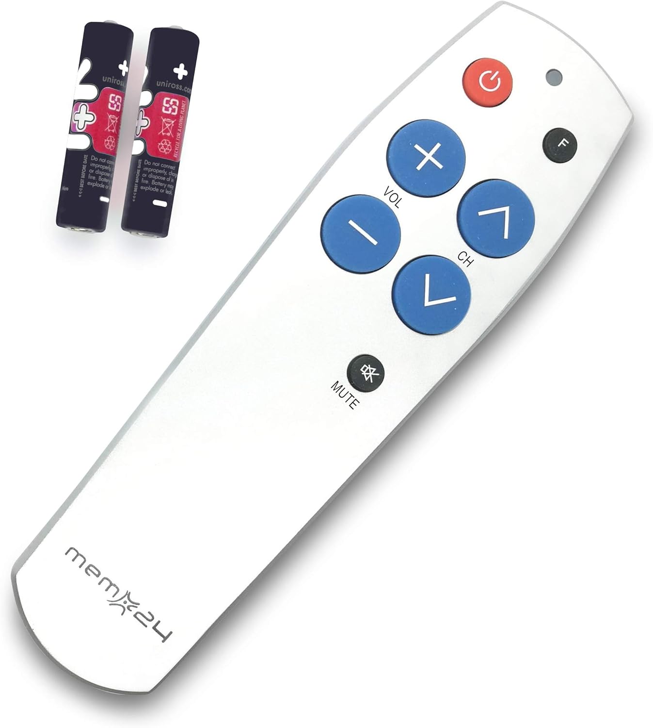 Memo24 Big Button TV Remote Control, Special Remote Control for Elderly and Seni...