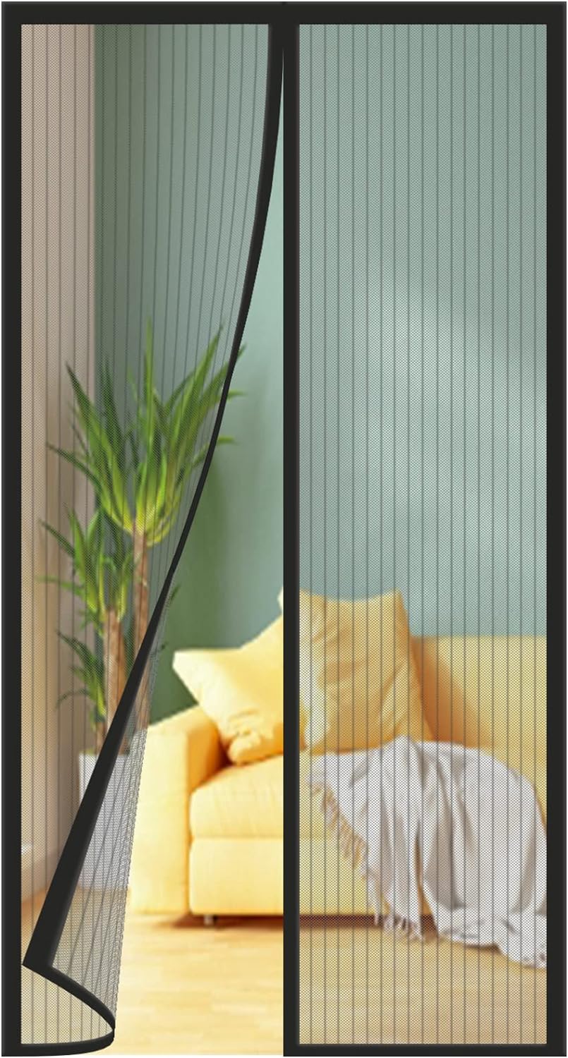 Magnetic Fly Screen Door, Various Sizes, Upgraded Version, Insect Screen, 140x21...