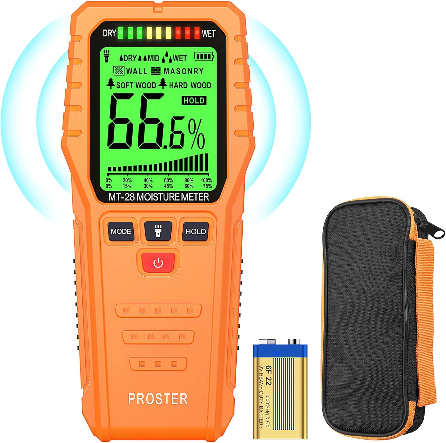 Innovative Proster Pinless Moisture Meter, Special...