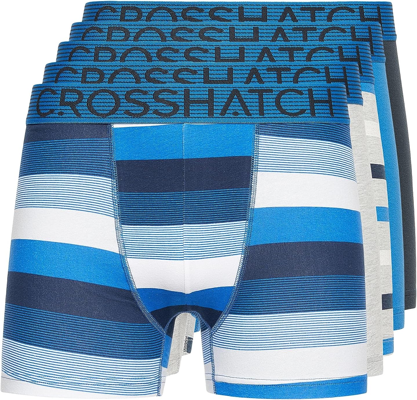 Crosshatch Men's (5 Pack) Multipacked Boxer Shorts, Men's Multi-Color Boxer, Men...