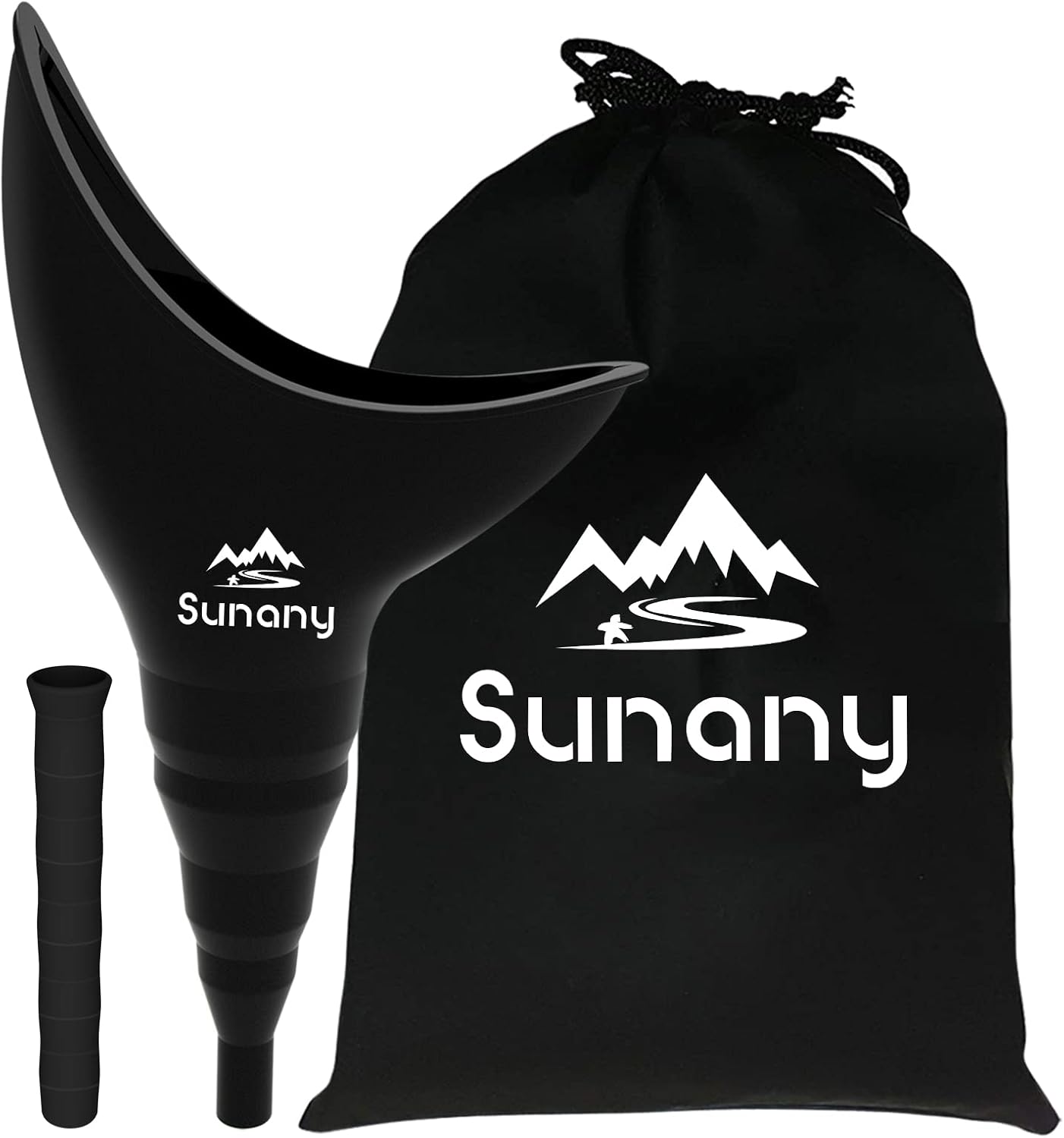 Sunany Female Urination Device,Reusable Silicone Female Urinal Foolproof Women P...
