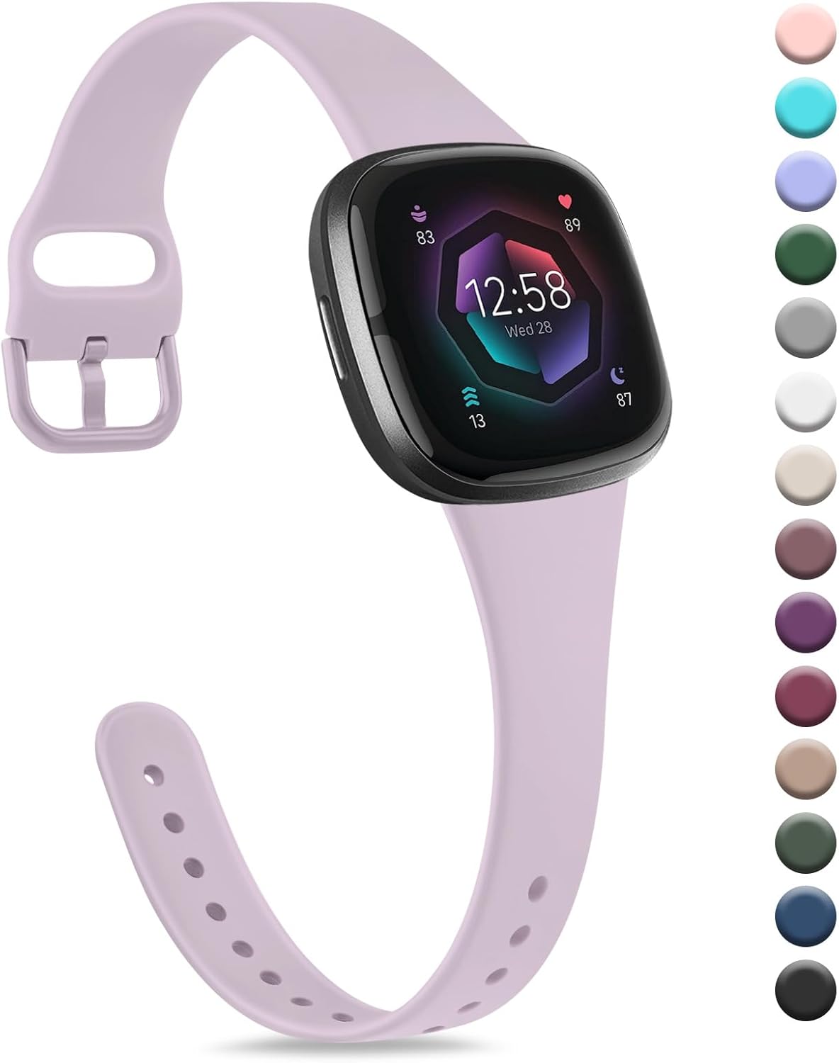 Tobfit Strap compatible for Fitbit Versa 3 Straps/Fitbit Sense/Sense 2 Strap for...