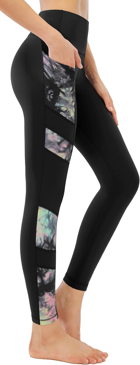 JOYSPELS Women's High Waisted Gym Leggings - Full...