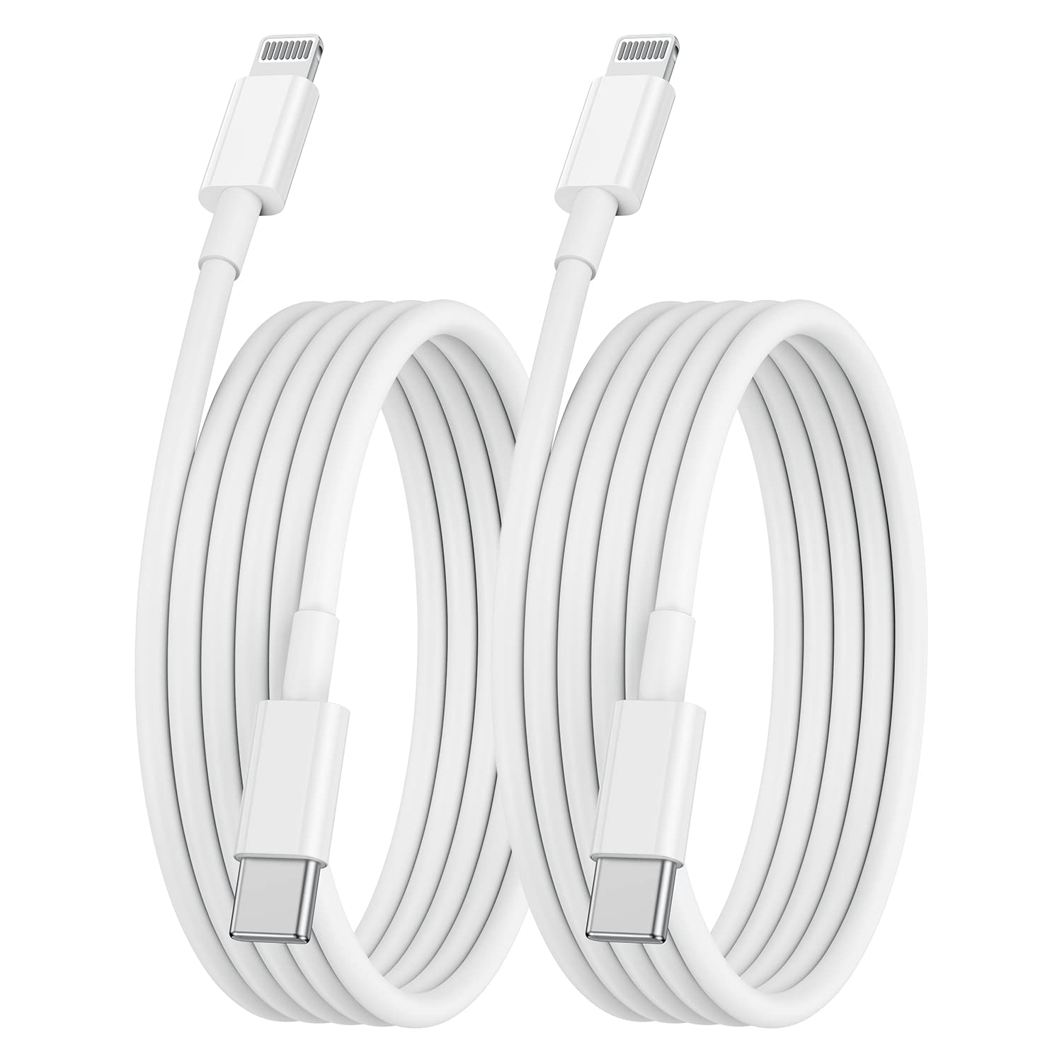 USB C to Lightning Cable 1M, 2Pack iPhone Charger Cable 1m for Apple USB C Charg...