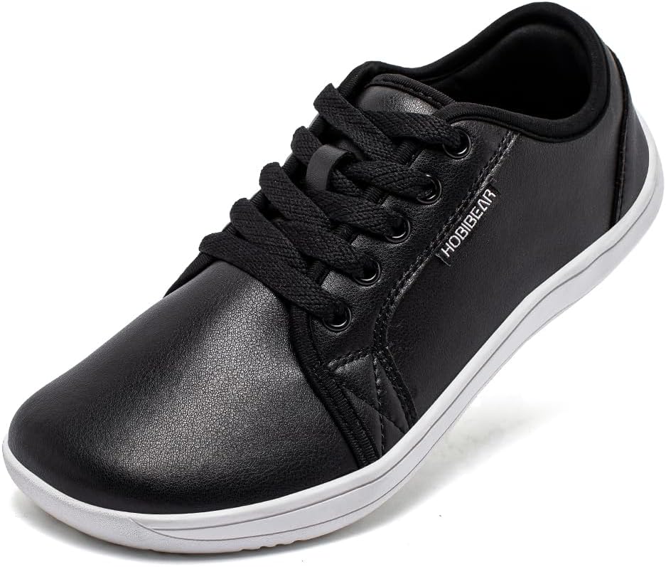 HOBIBEAR Womens Mens Wide Minimalist Barefoot Fashion Trainers Zero Drop Shoes L...
