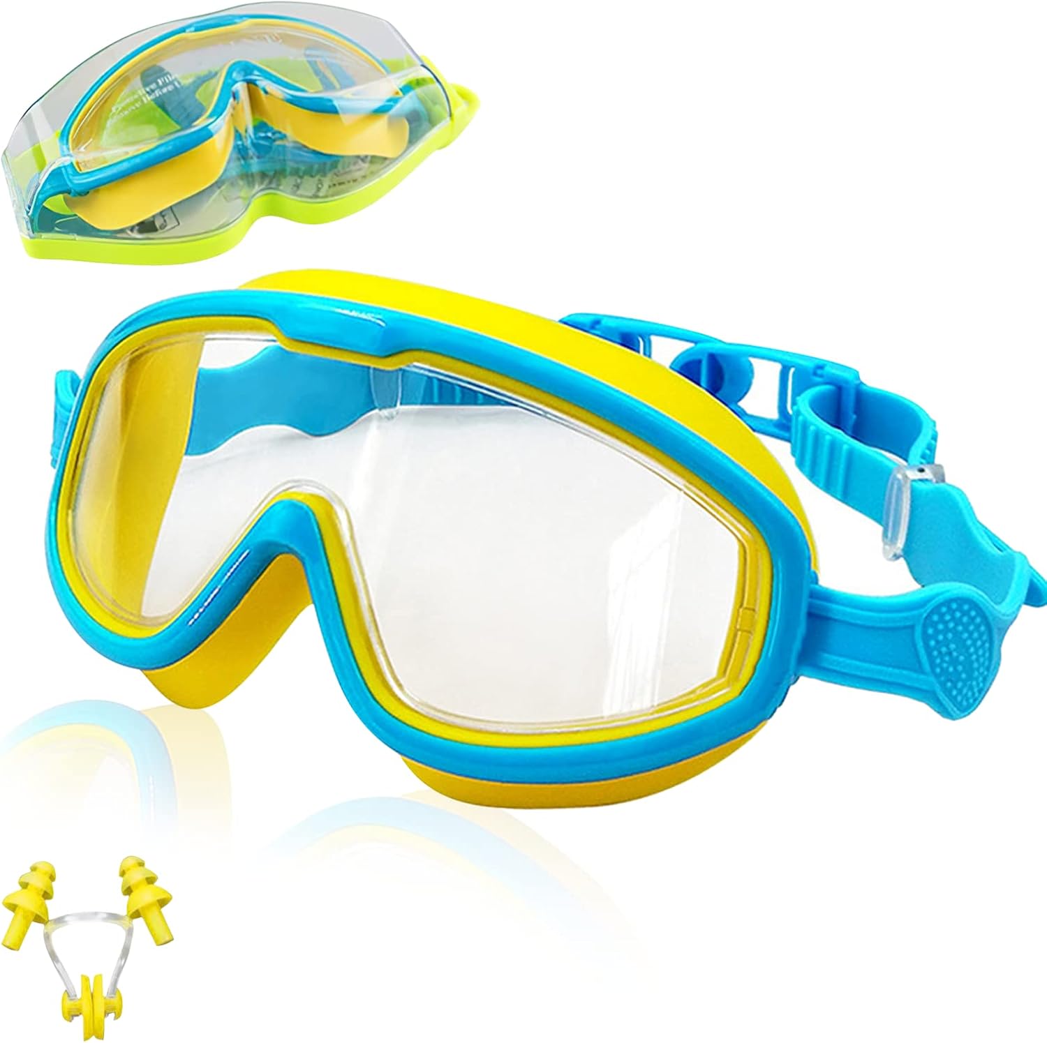 ProChosen Kids Swimming Goggles, Swimming Goggles for Kids Children Teens Age 3-...