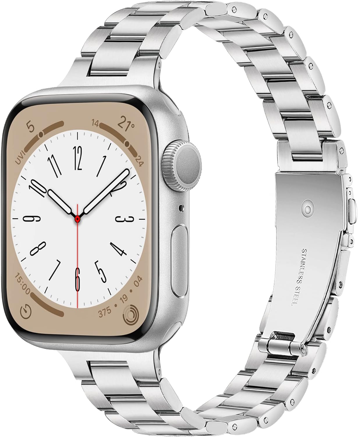 Vamyzji Metal Strap Compatible with Apple Watch Strap 41mm 40mm 38mm for Women/M...