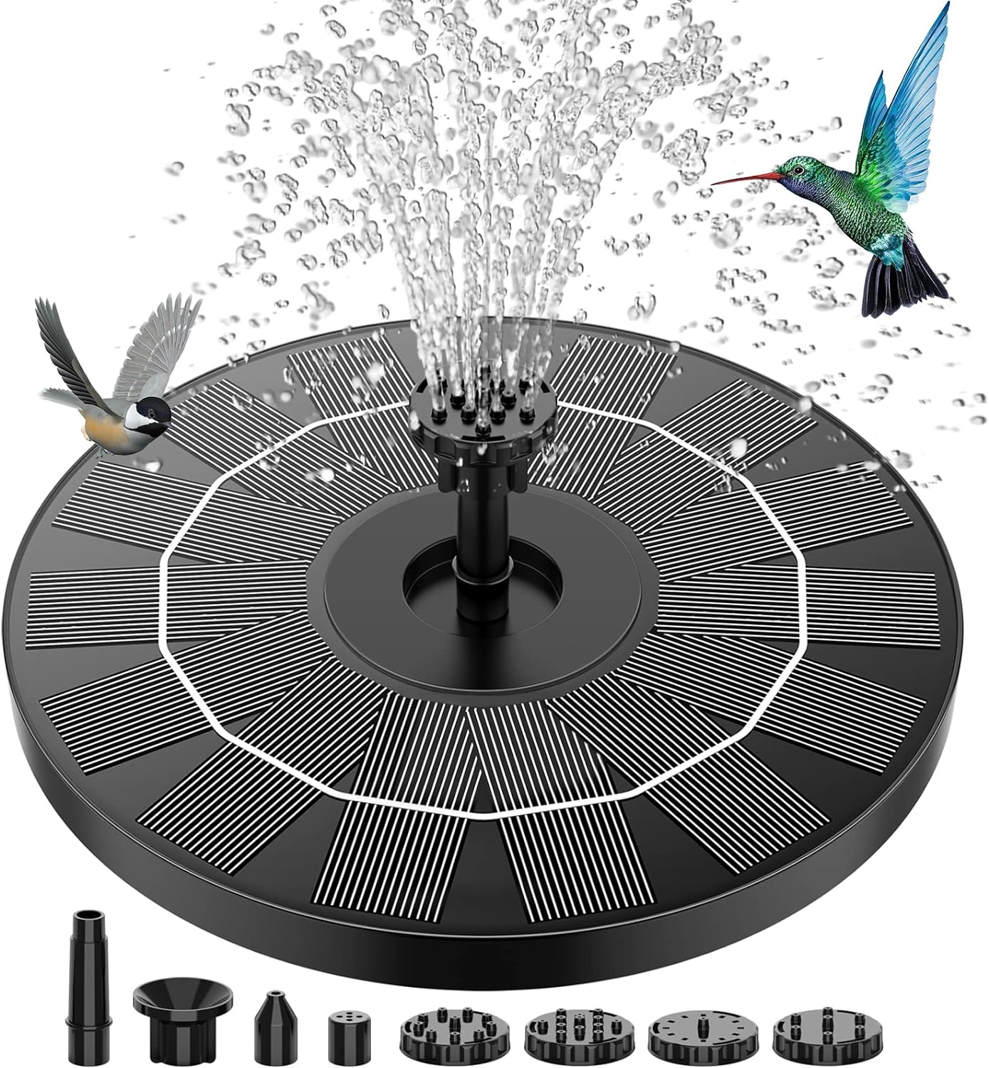 AISITIN 3.5W Solar Fountain Pump Garden Solar Powe...