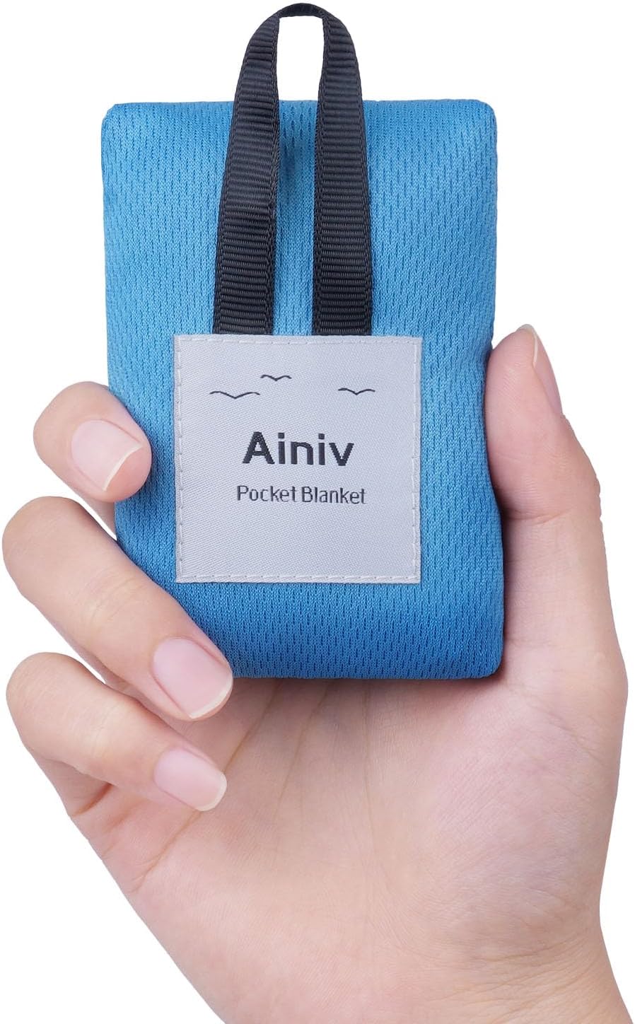 Ainiv Picnic Blanket, Mini Pocket Beach Mat 70 x 110 cm (1-2 People) Foldable, L...