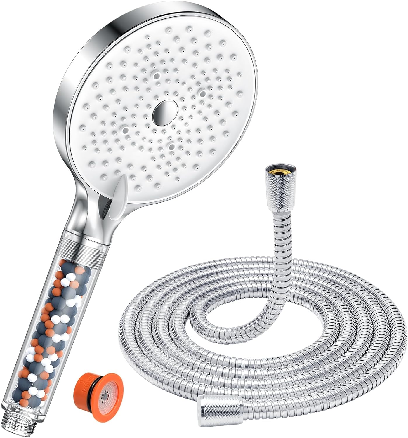 Shower Head and Hose with 1.6M Hose，YEAUPE PRO Powerul Filter Shower Heads Low...