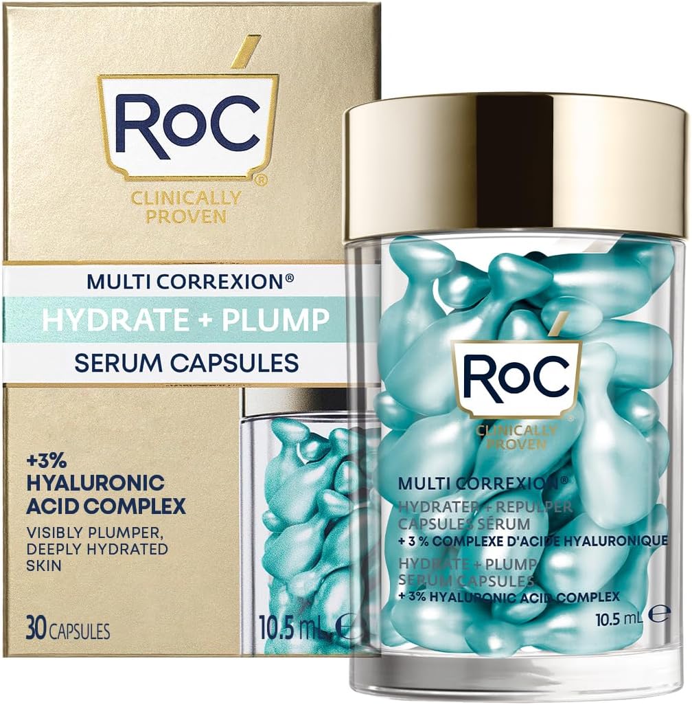 RoC - Multi Correxion Hydrate + Plump Serum Capsules - Maximum Plumping Power -...