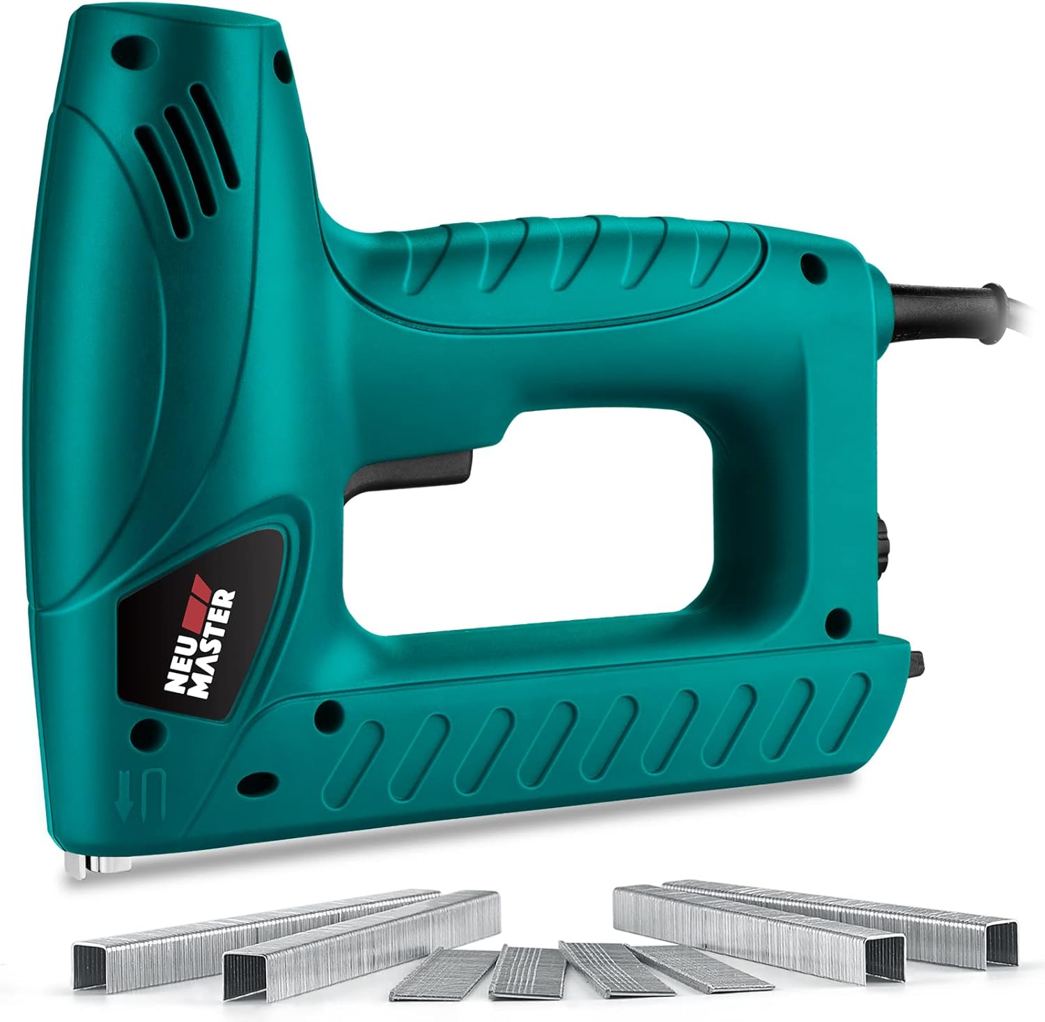 NEU MASTER Electric Brad Nailer, Staple Gun PLD6013 with Contact Safety and Powe...