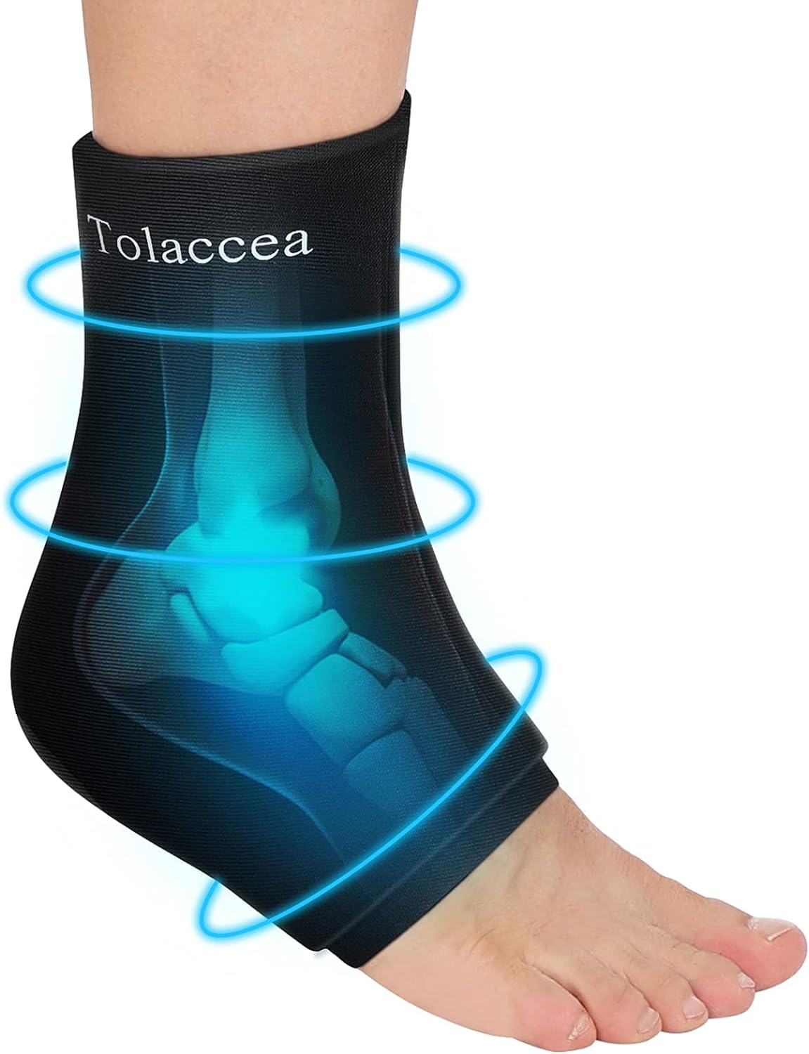 Ankle Foot Ice Pack Wrap for Injuries Reusable Gel Cold Compress Pack and Hot Th...