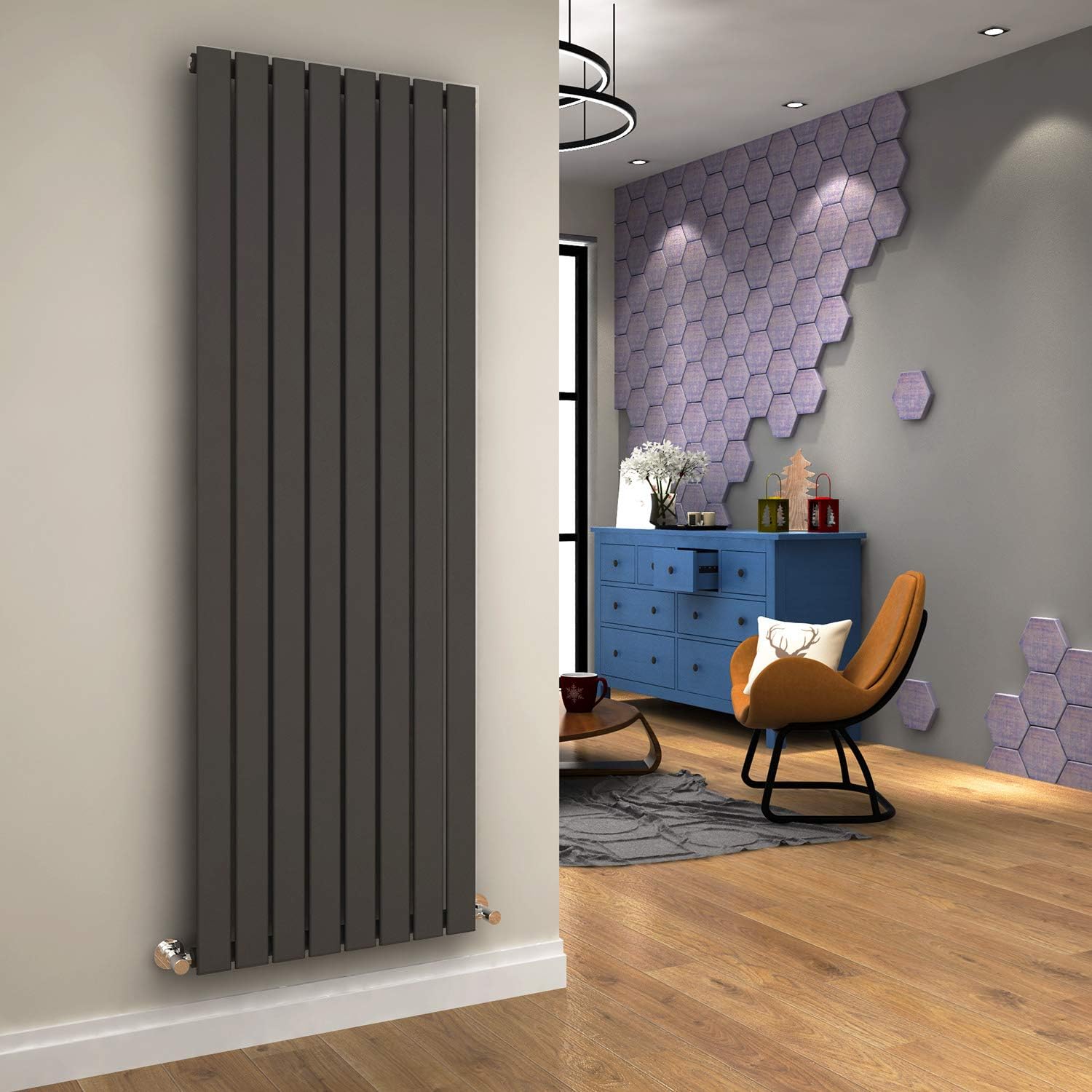 Special ELEGANT Vertical Radiator, High-Quality Flat Panel Radiator for Modern C...