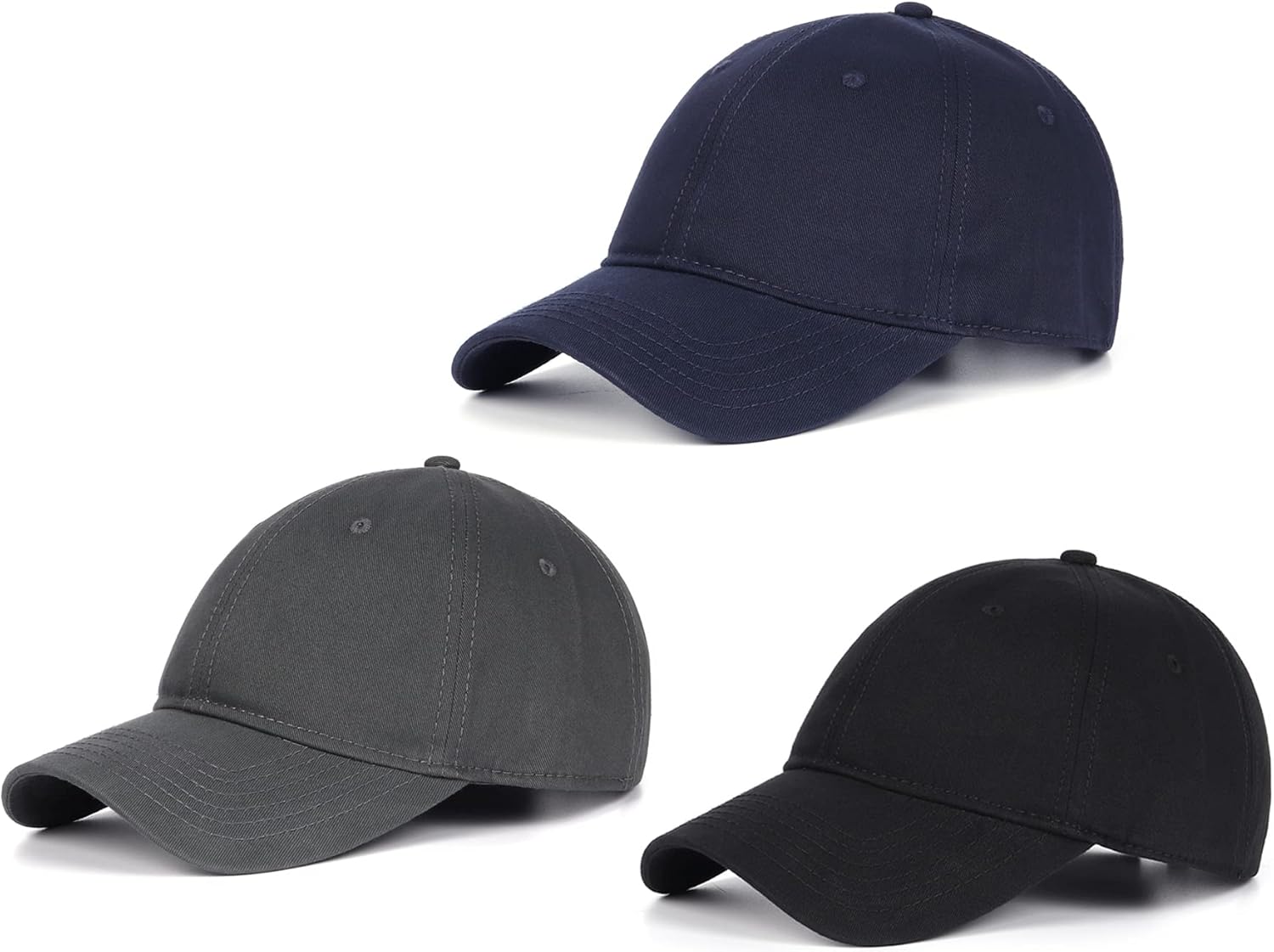 Zylioo XL/XXL Baseball Caps Large Running Sports Cap Hats Oversize Dad Cap Class...